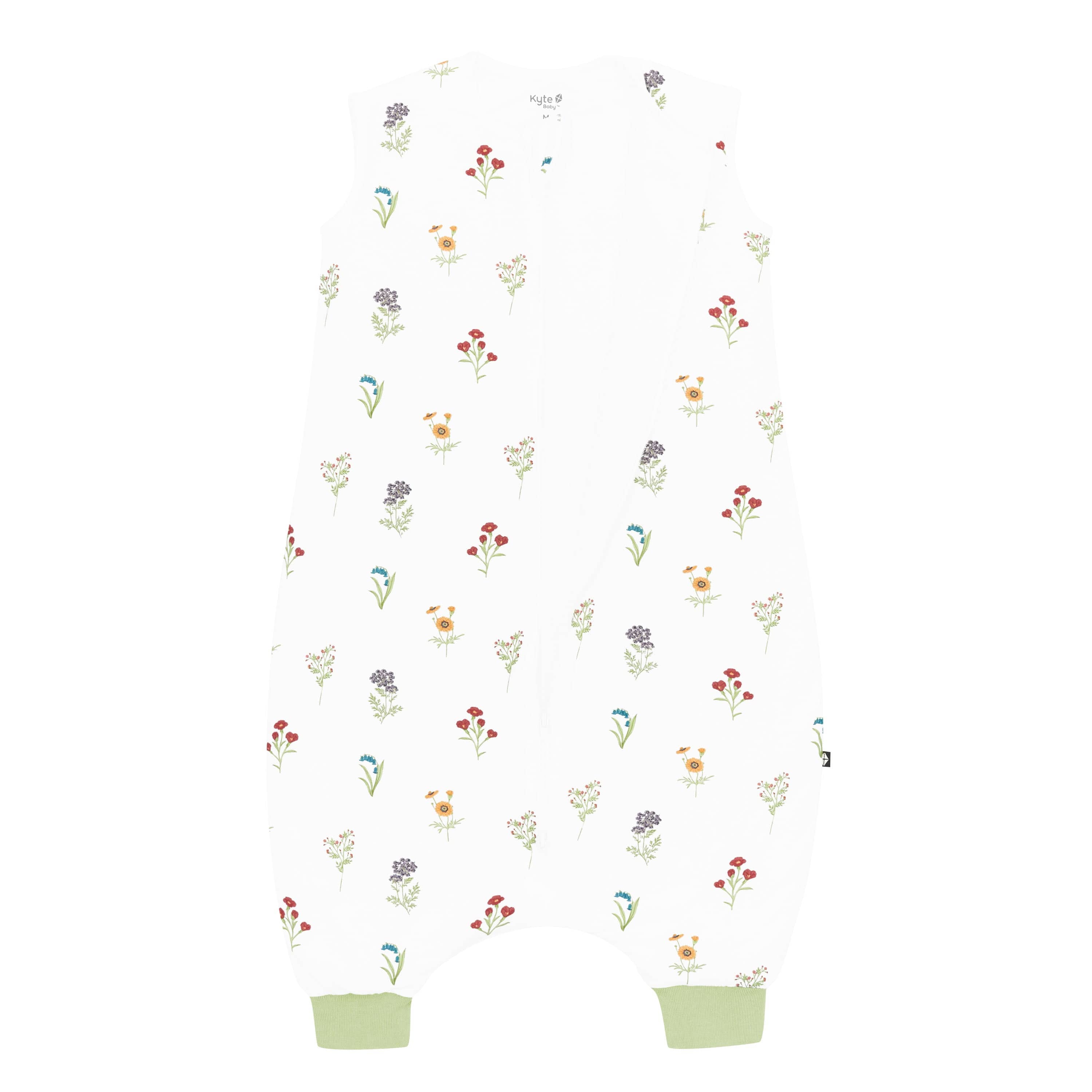 Sleep Bag Walker in Wildflower 1.0 shown unzipped