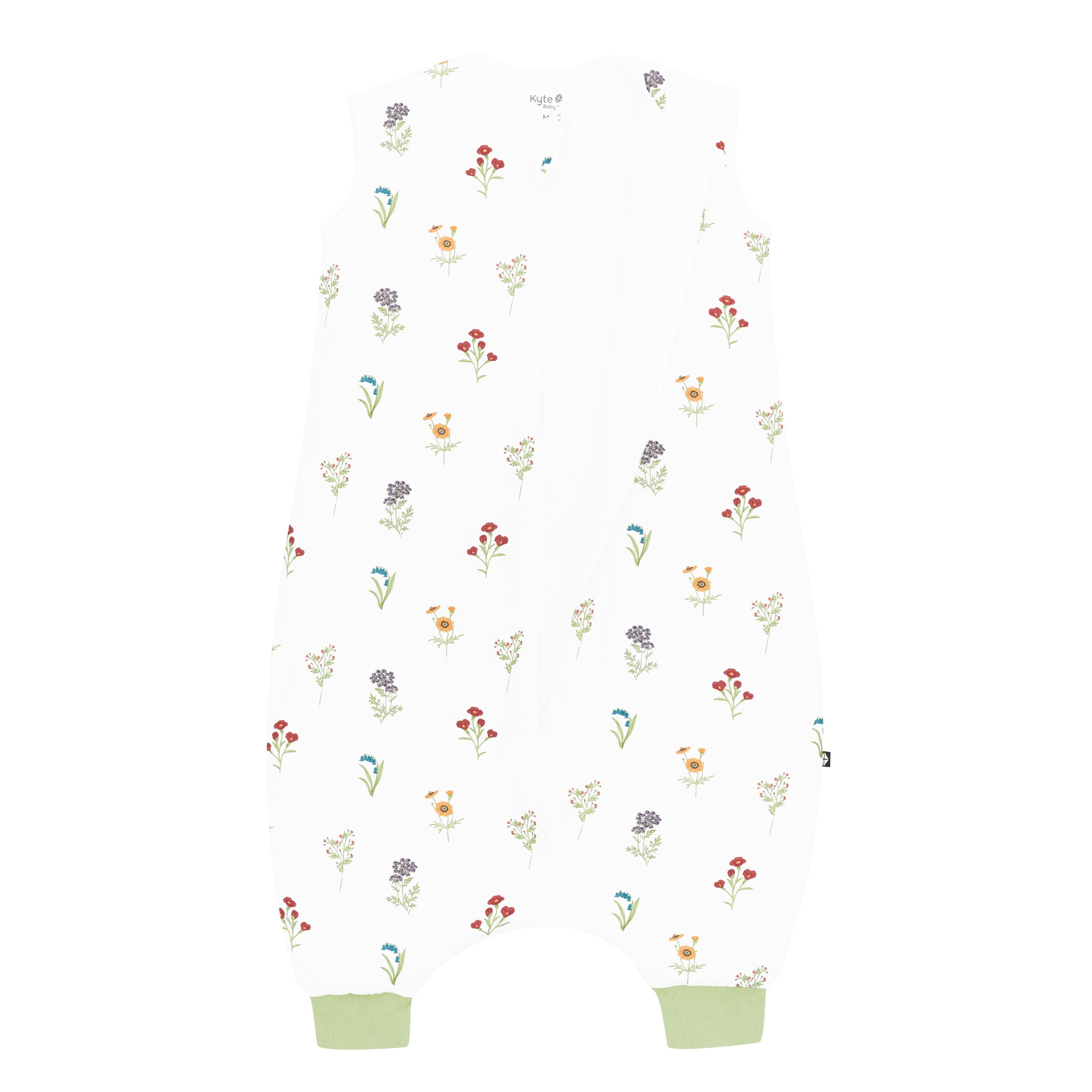 Sleep Bag Walker in Wildflower 1.0 shown unzipped