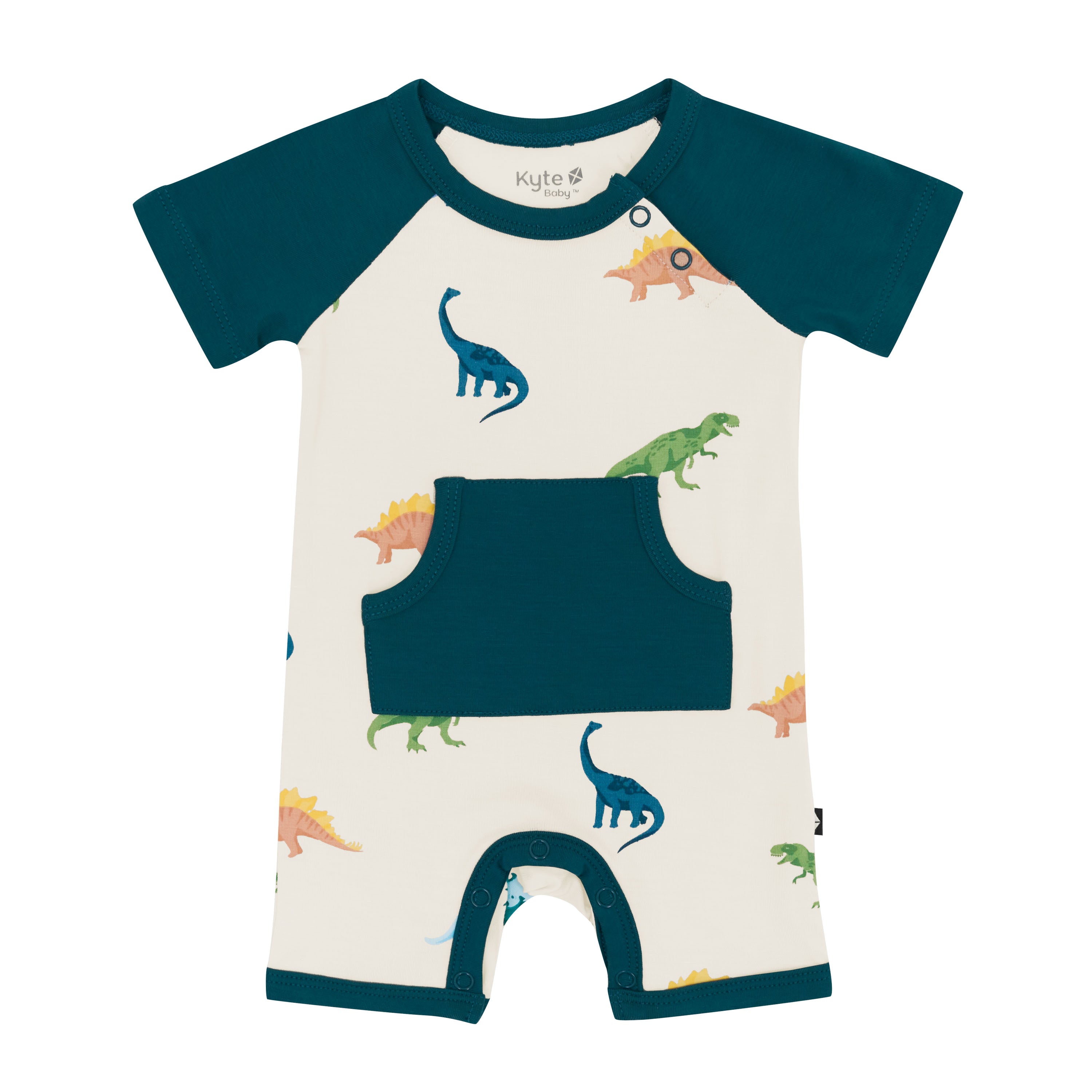 Kyte Baby Shortall in Ecru Roar
