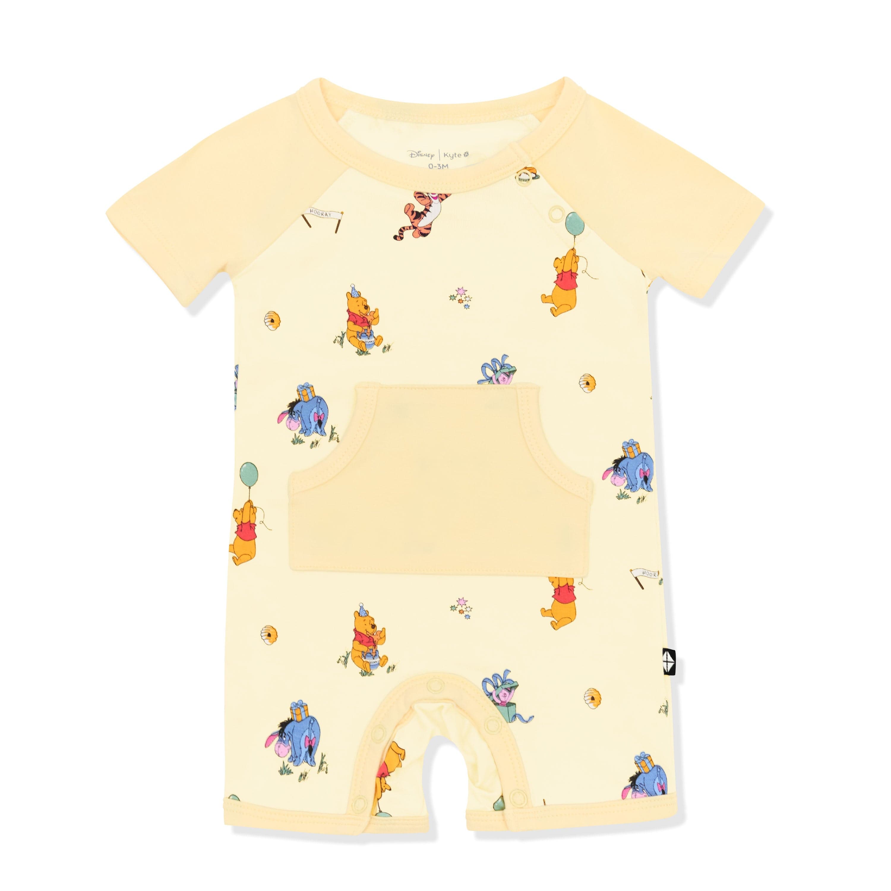 Product photo of the Shortall in Winnie the Pooh Celebration with a muted yellow trim
