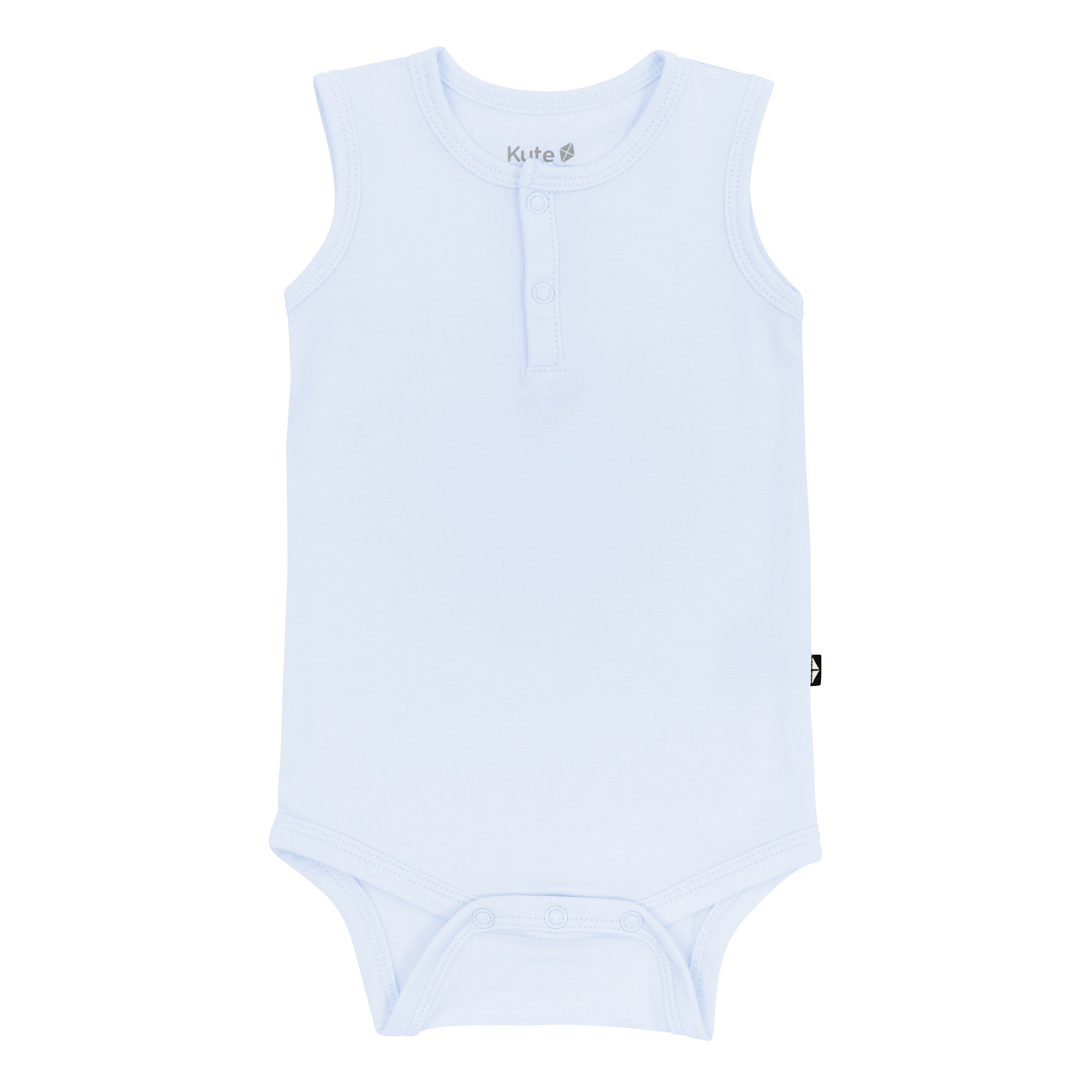 Kyte Baby's Sleeveless Bodysuit in Mist