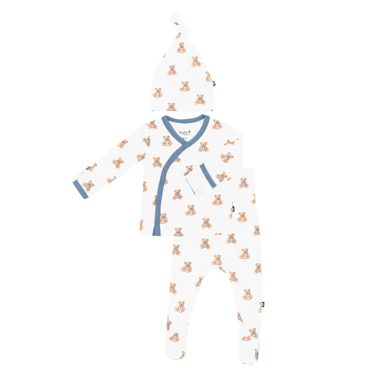 Newborn Take Me Home Set with Cap in Teddy Bear