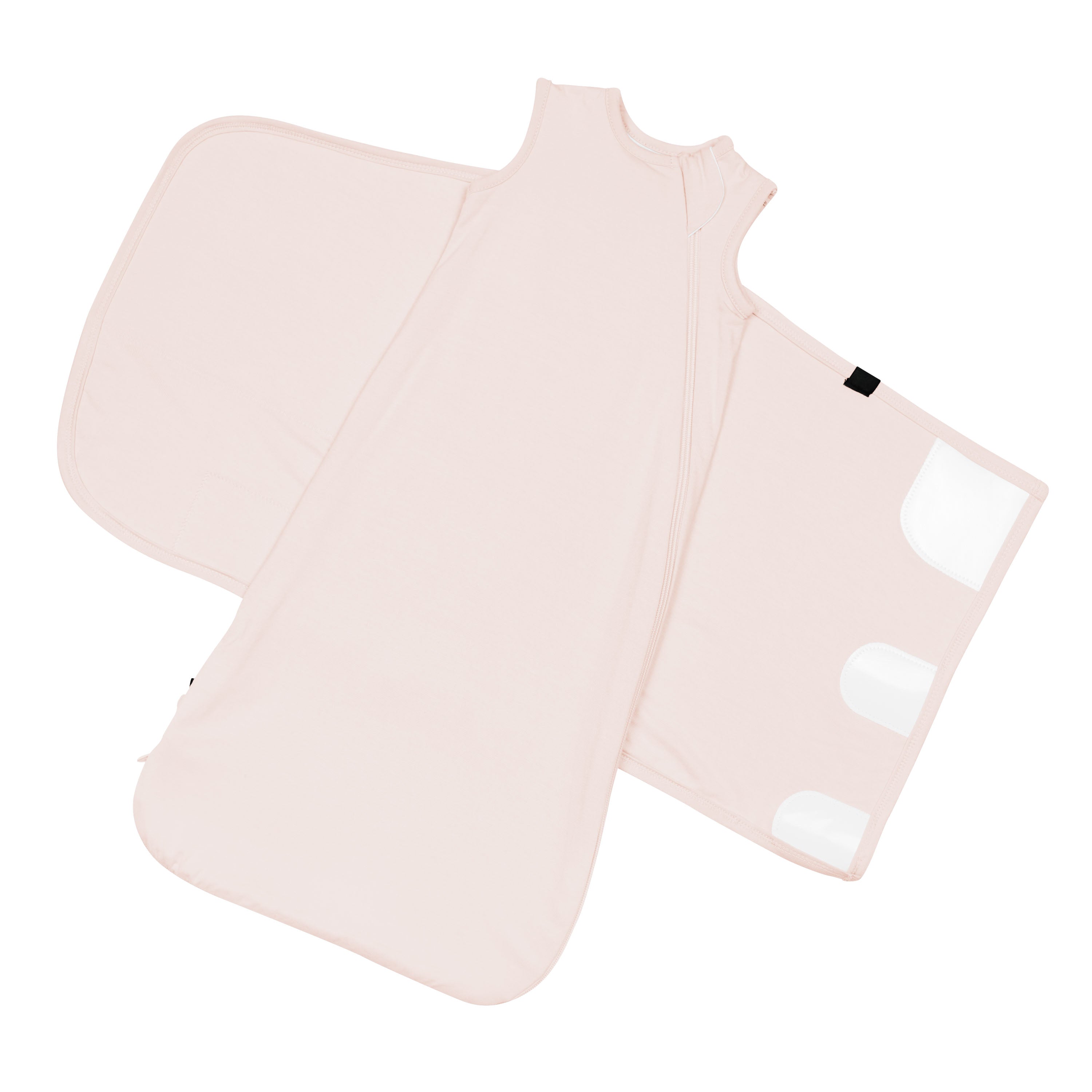 Sleep Bag Swaddler in Blush 0.5 shown unswaddled