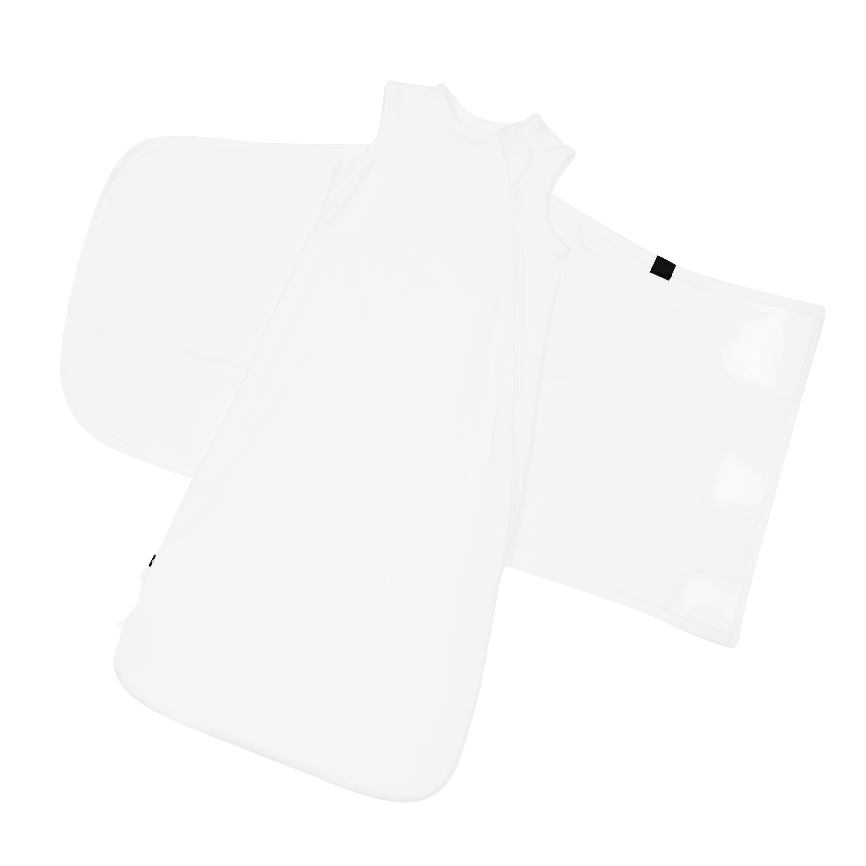 Sleep Bag Swaddler in Cloud 0.5 shown unswaddled diagonal