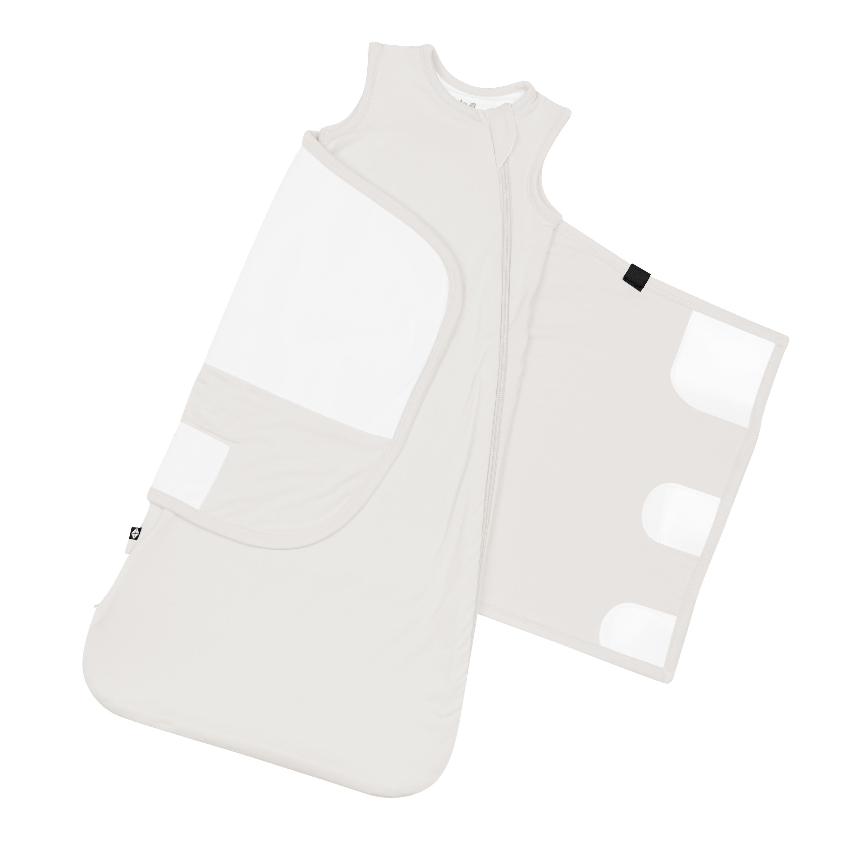 Adjustable Sleep Bag Swaddler with Velcro system in Oat 0.5