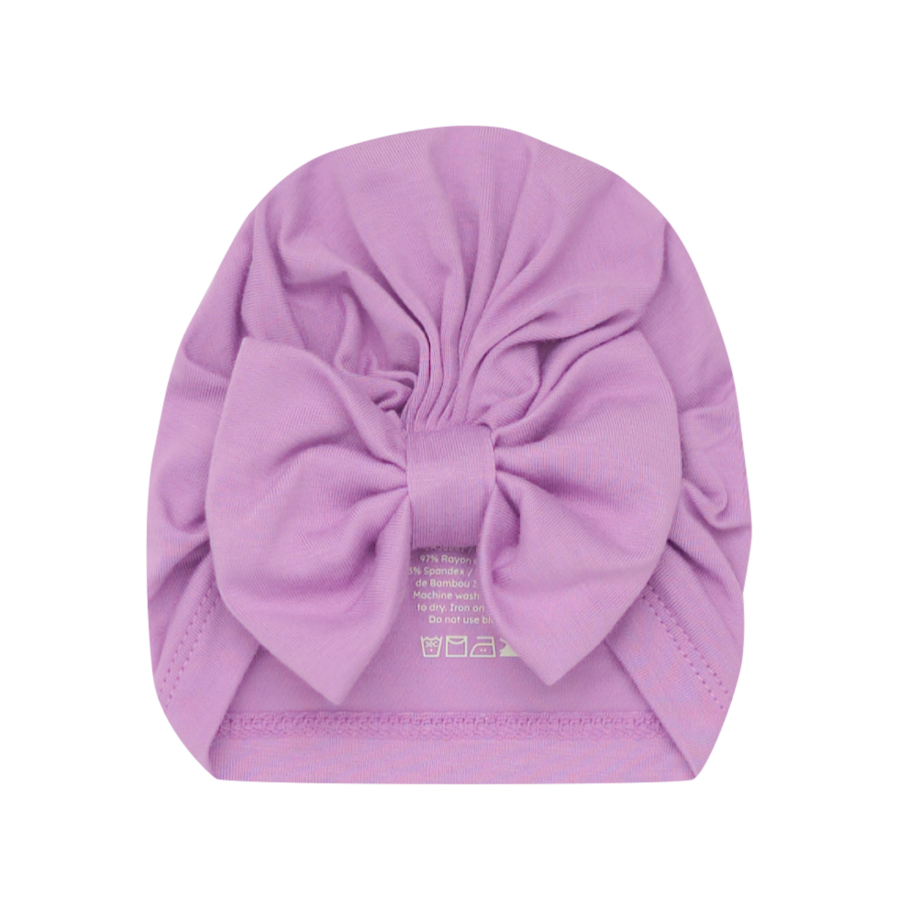 Purple Bow Headwrap in Poi