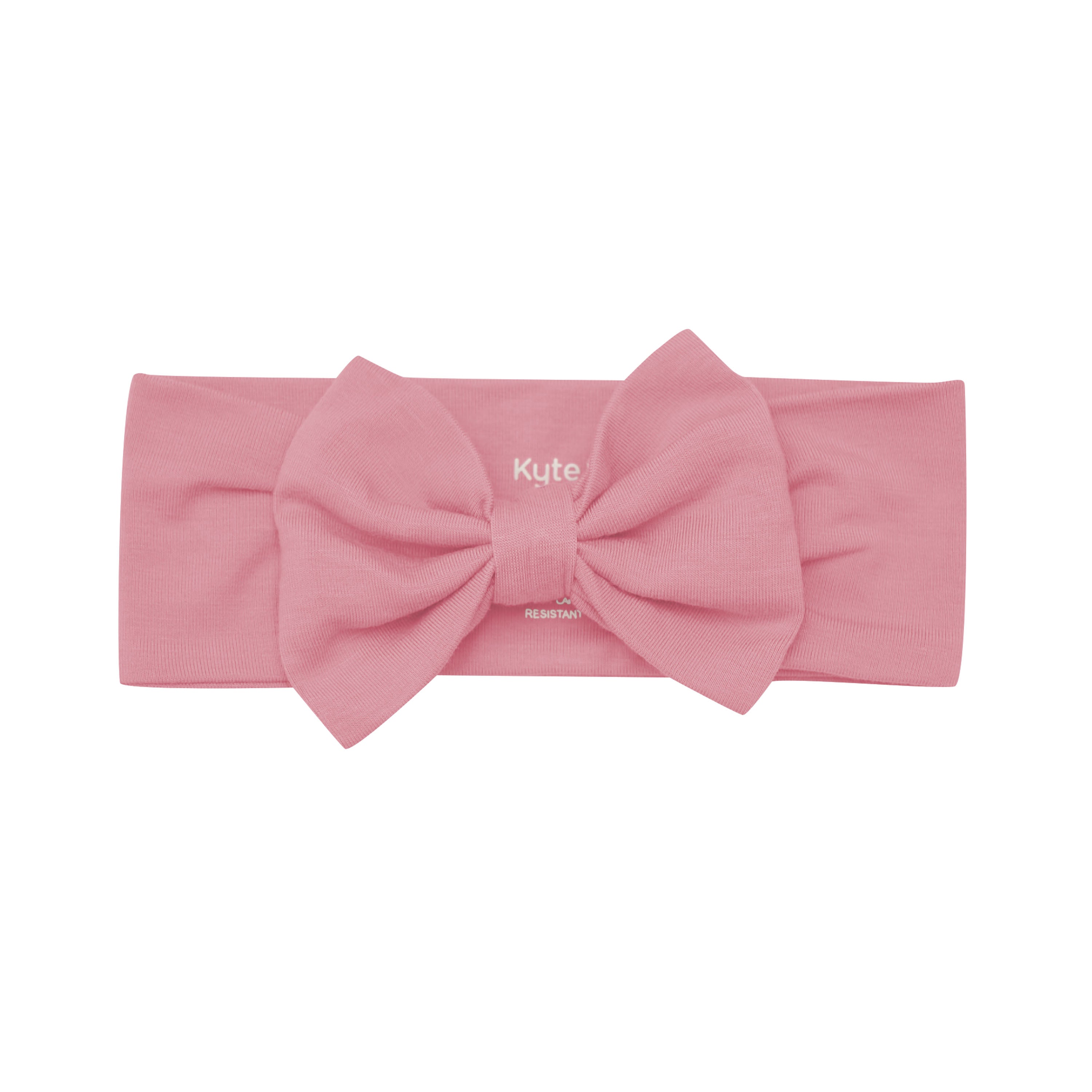 Pink Bow Headband in Apple Blossom