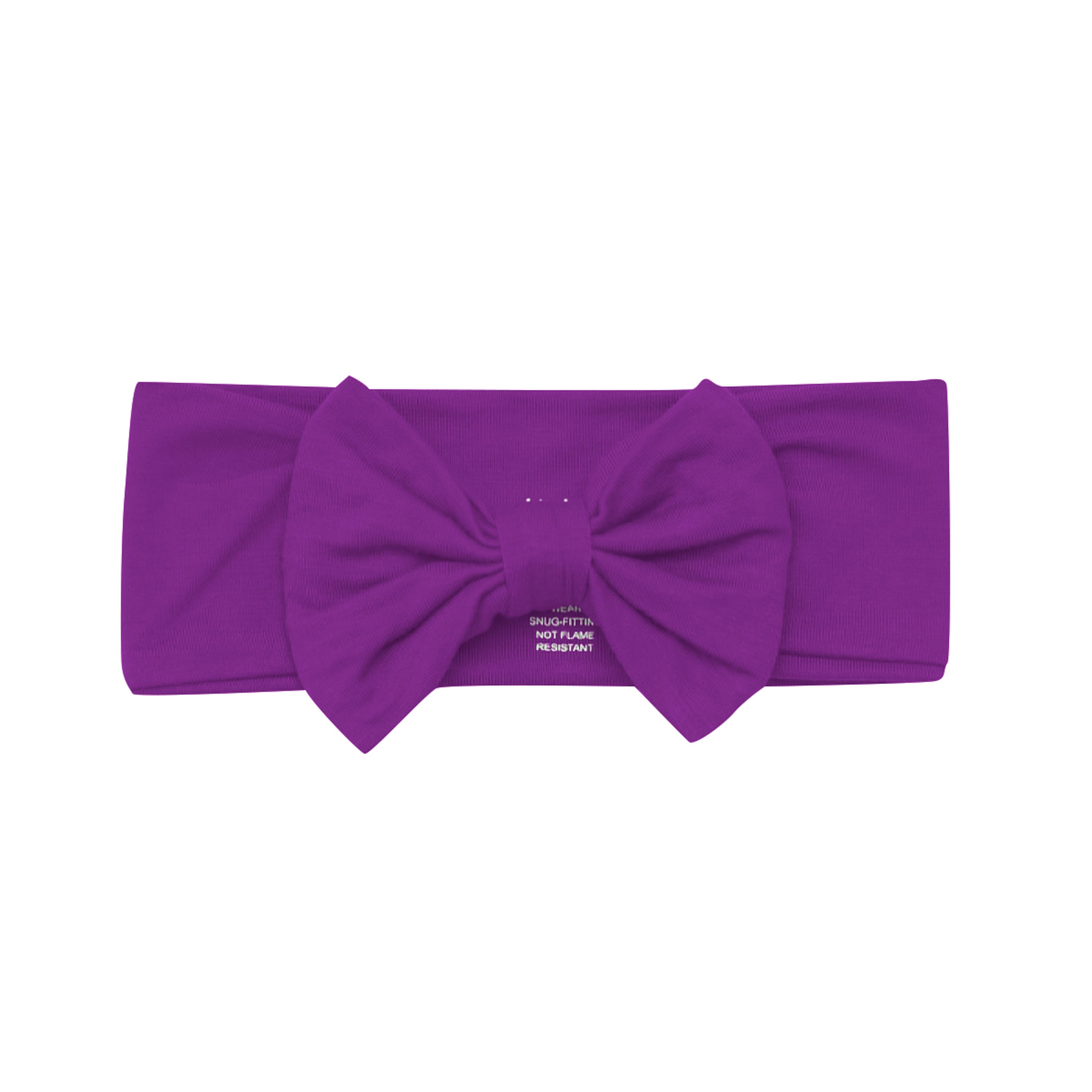 Bow Headband in Berry