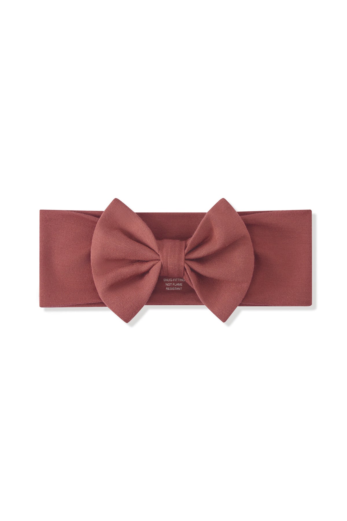 Bow Headband in Ember on a white background