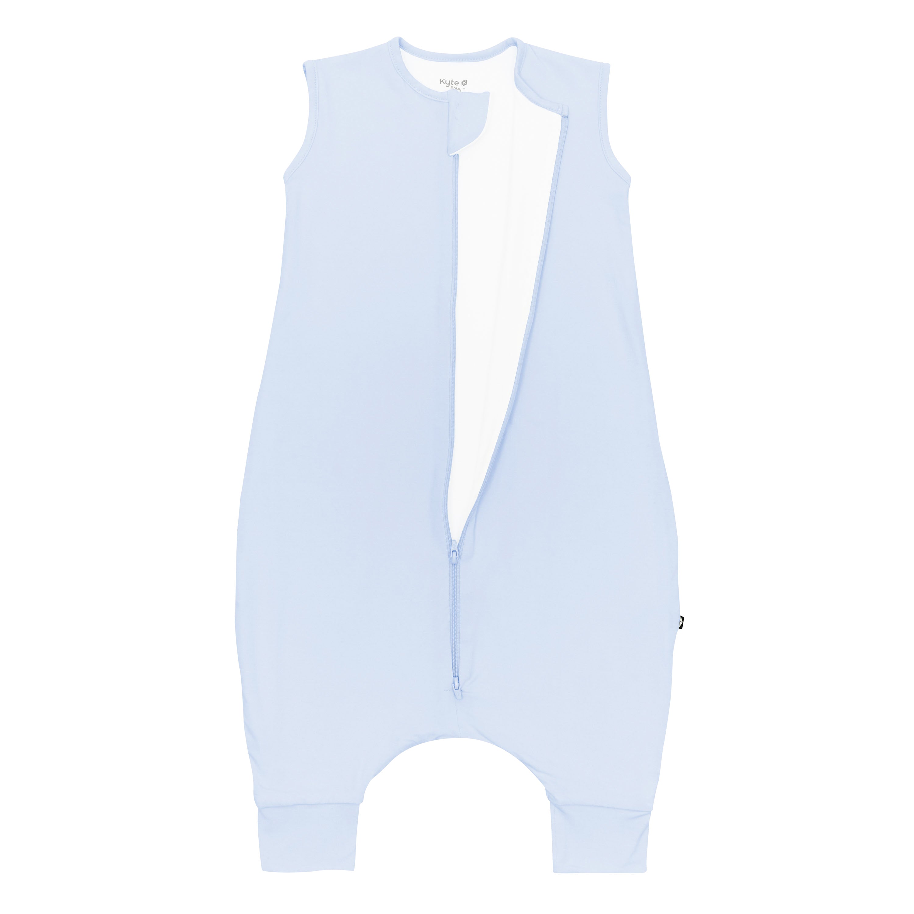 Sleep Bag Walker in Mist 0.5 shown unzipped