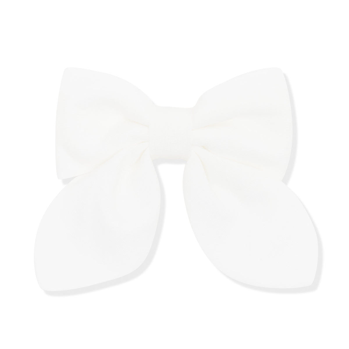 Medium Alligator Clip Bow in Cloud