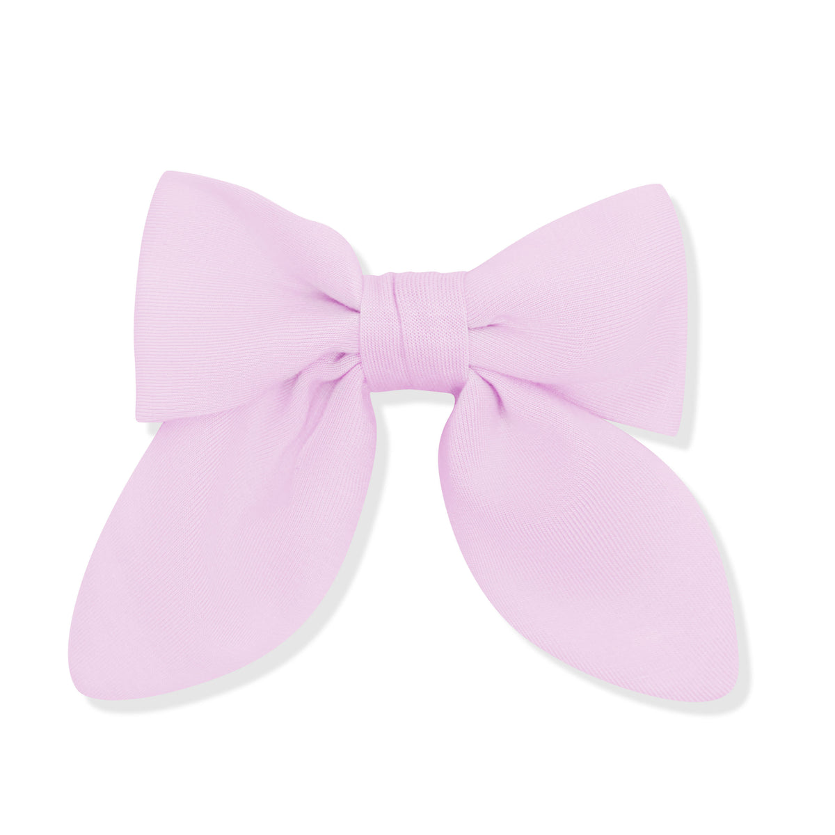 Large purple bow on a white background
