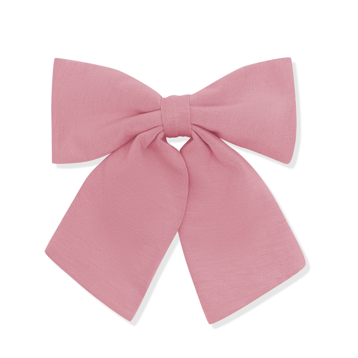 Large Alligator Clip Bow in Apple Blossom