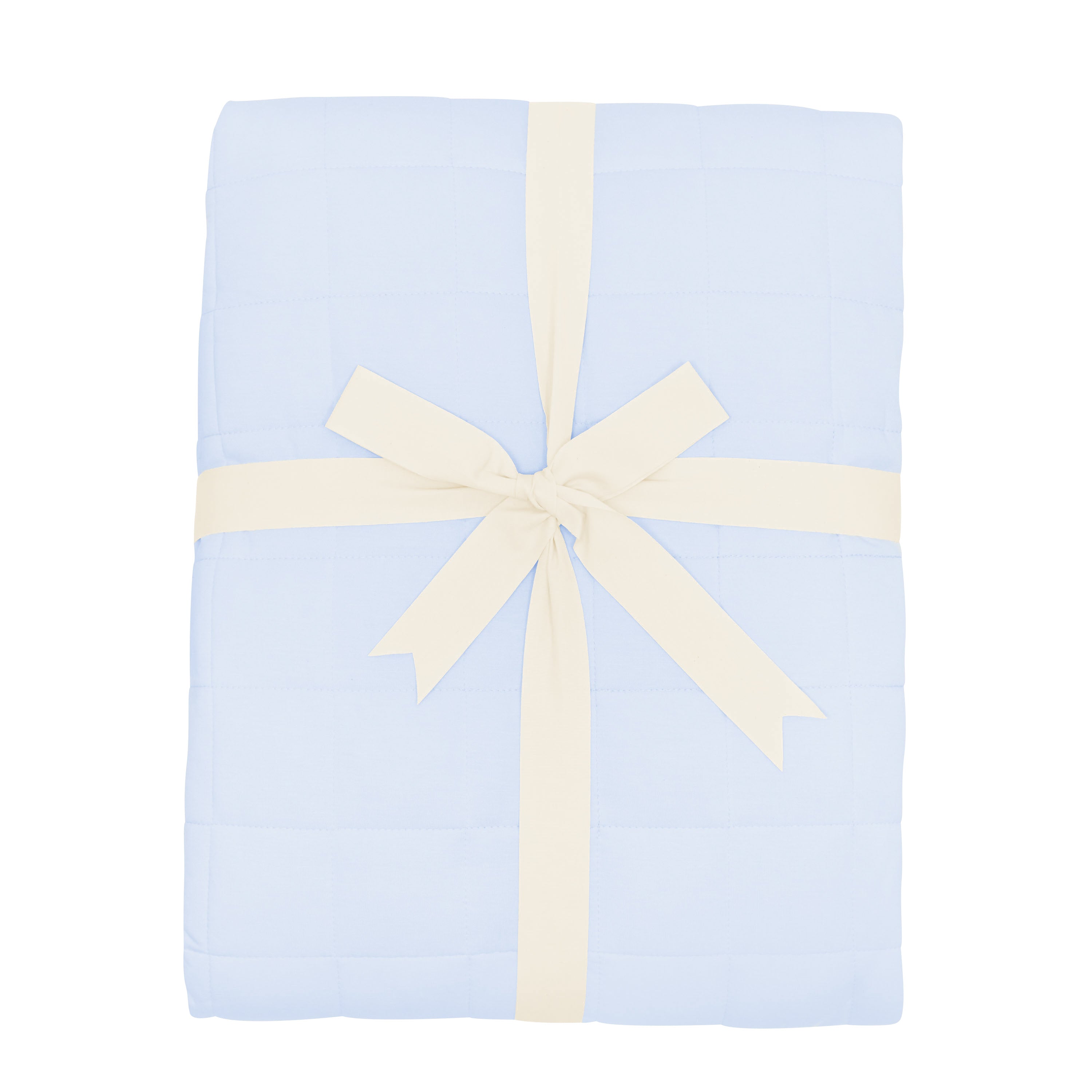 Adult Quilted Blanket in Mist 2.5 shown in its packaging