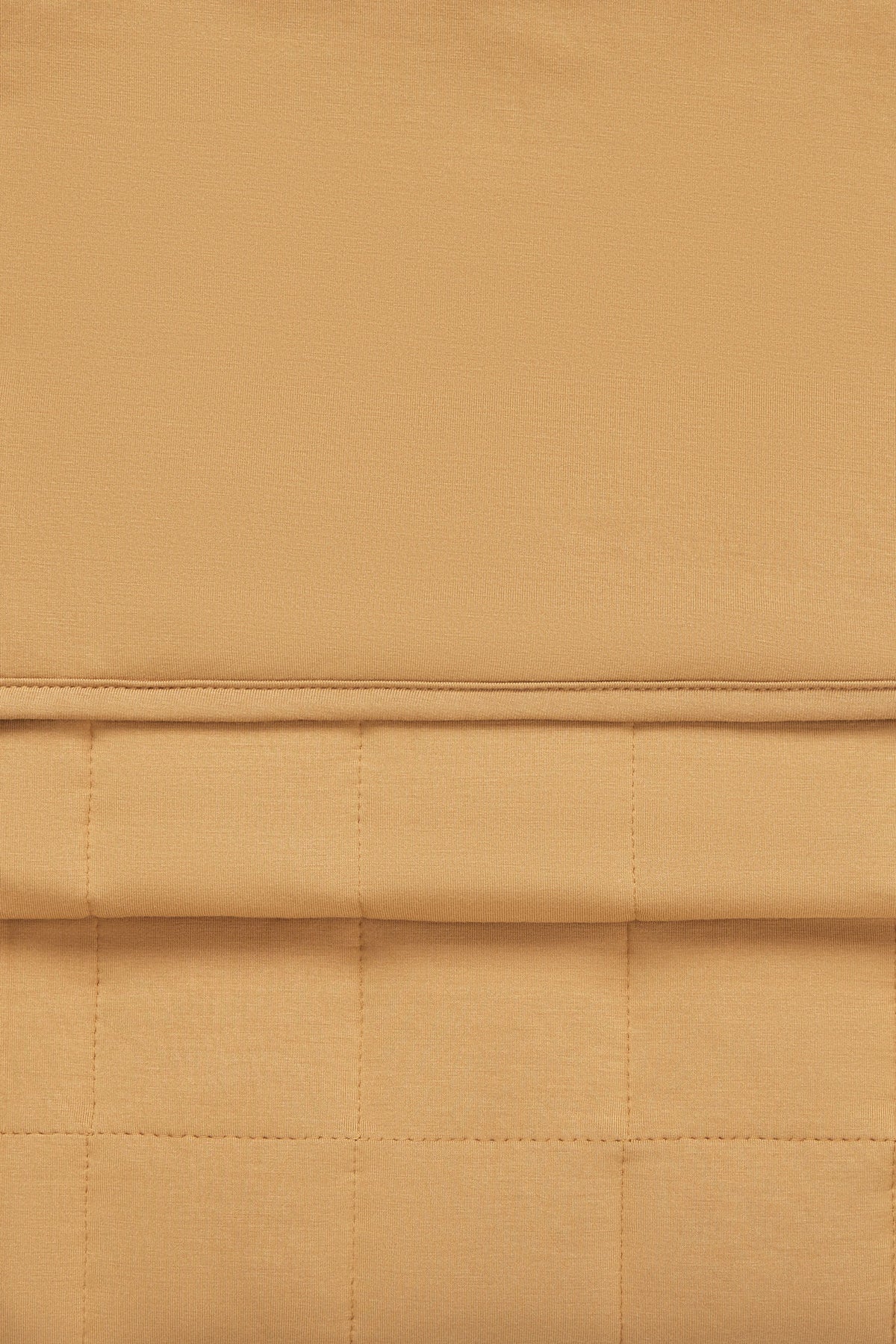 Front and Back side of Adult Quilted Blanket in Ochre 2.5