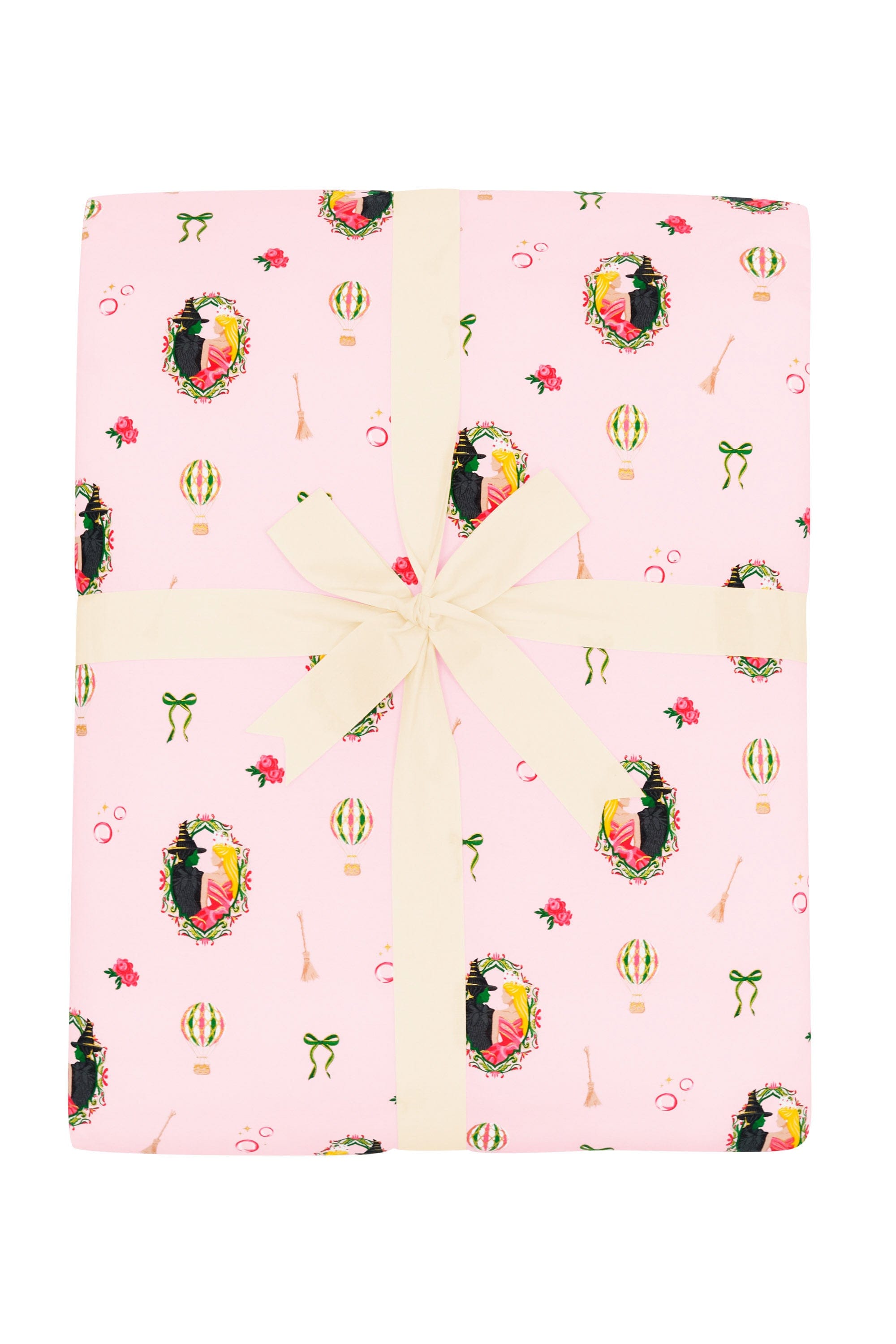 Product photo of the Adult Quilted Blanket in Wicked 2.5 shown tied in its linen bow