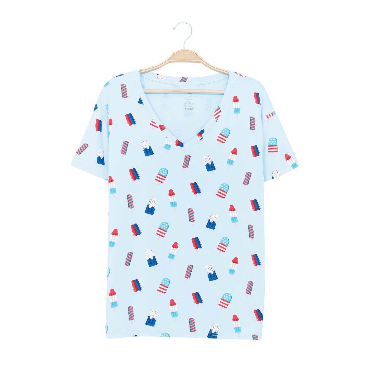 Women’s Relaxed Fit V-Neck in Popsicle