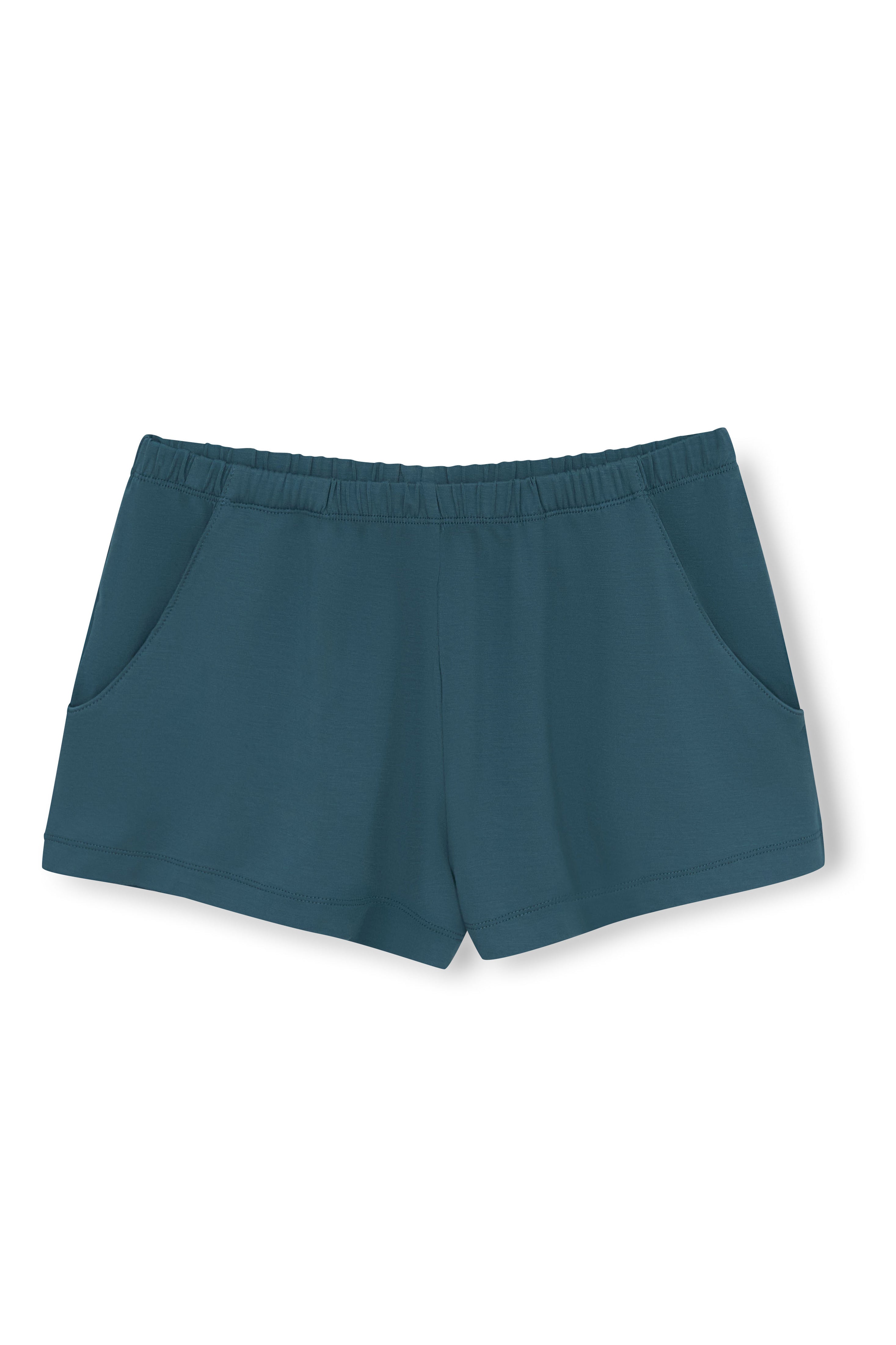Product photo of the Women's Lounge Shorts in Atlantic on a white background