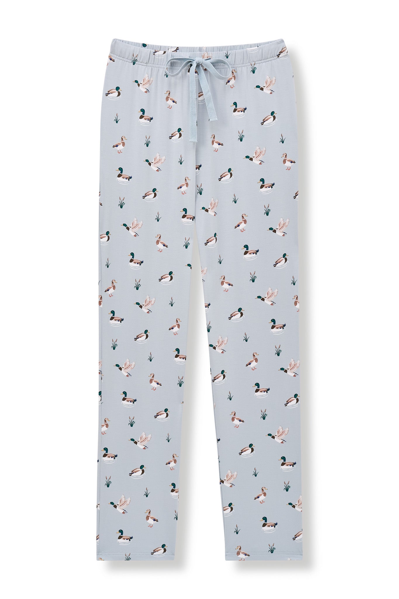 Product photo of the Men's Lounge Pants in Mallard Duck on a white surface