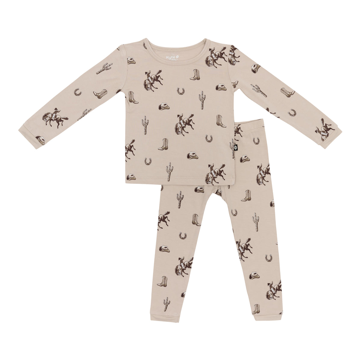 Product photo of the Long Sleeve Pajamas in Classic Cowboy