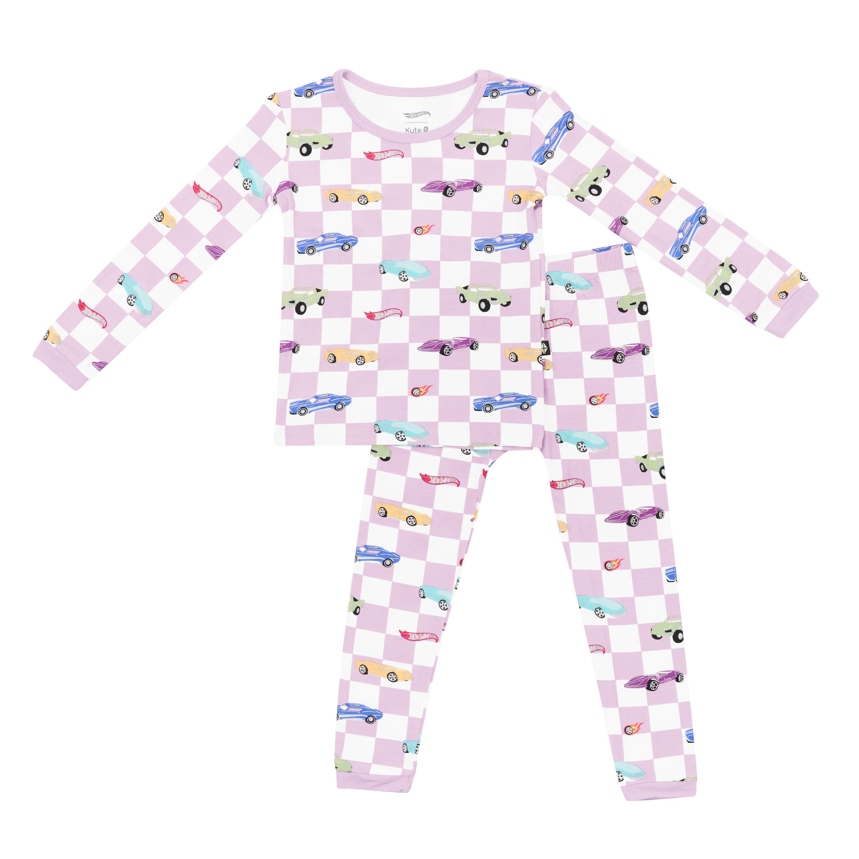 Kyte Baby's Long Sleeve Pajamas in Sparkles and Speed