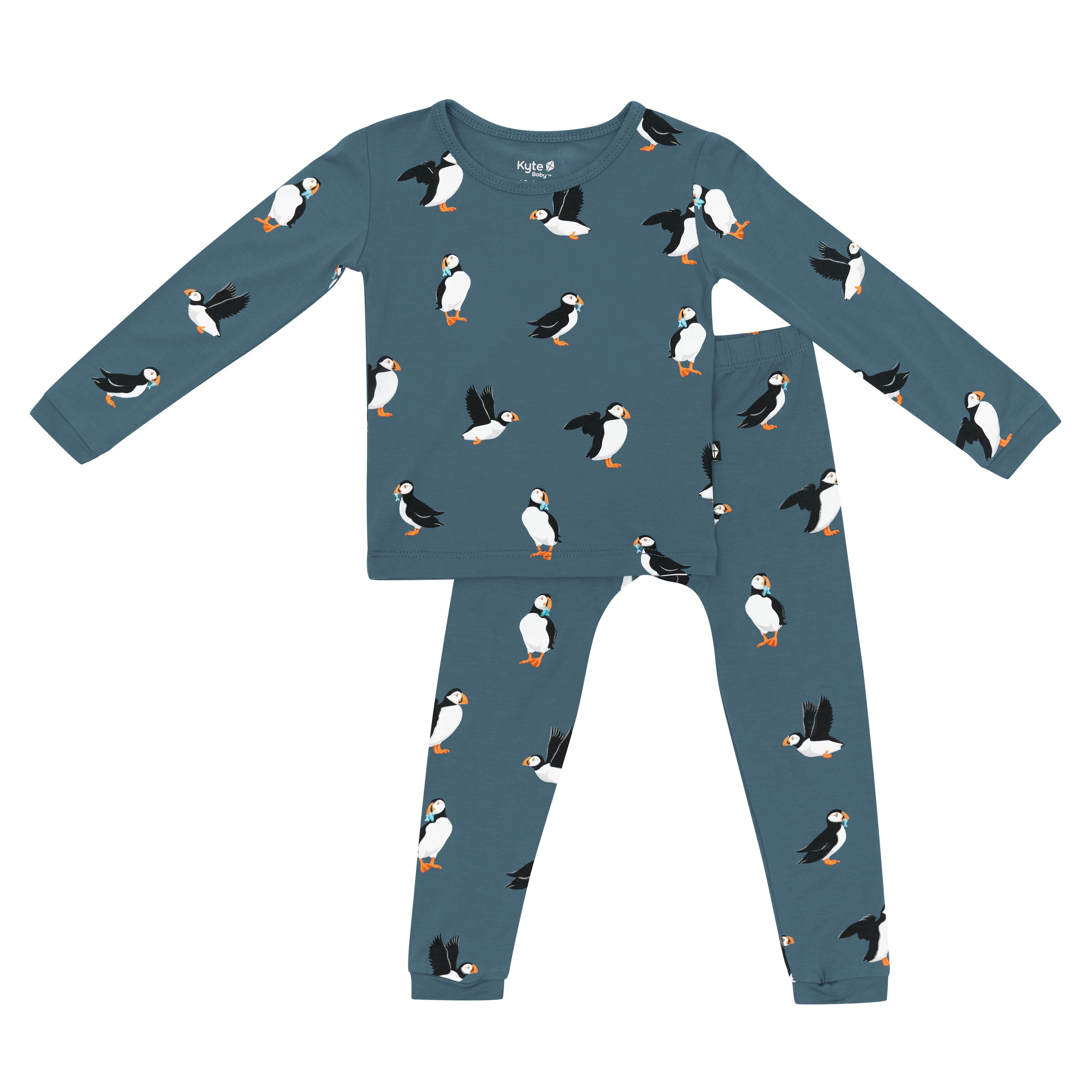 Product photo of the Long Sleeve Pajamas in Puffin