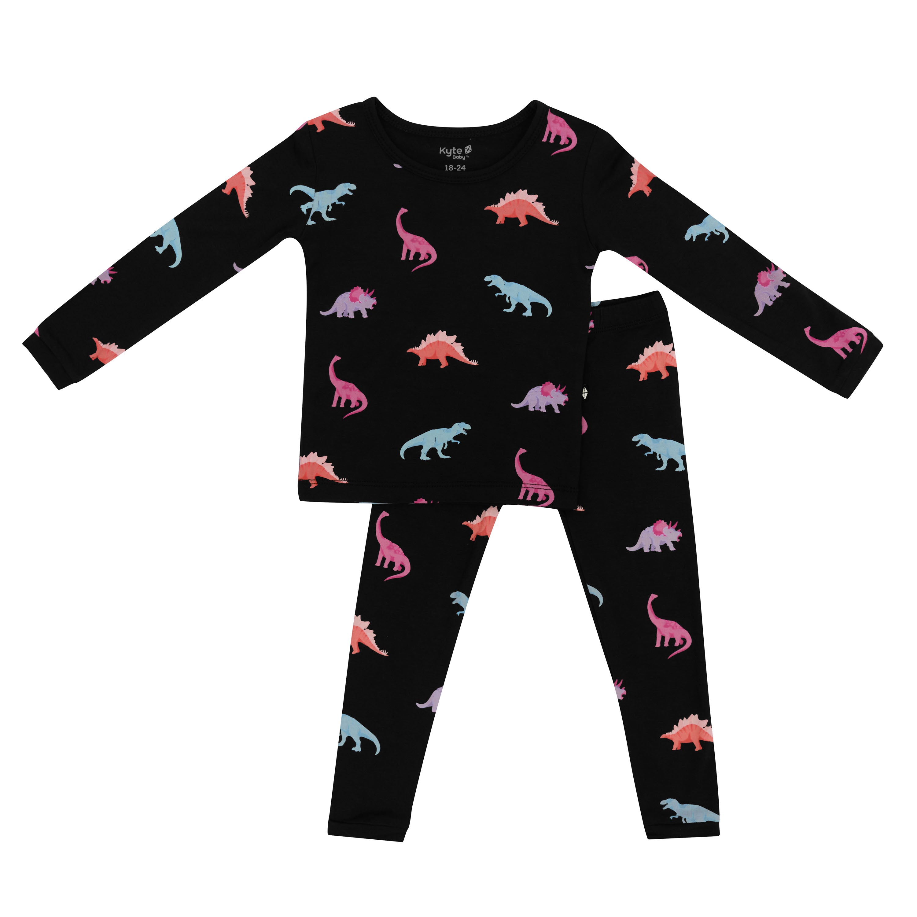 Kyte Baby Long Sleeve Toddler Pajama Set in Midnight Roar