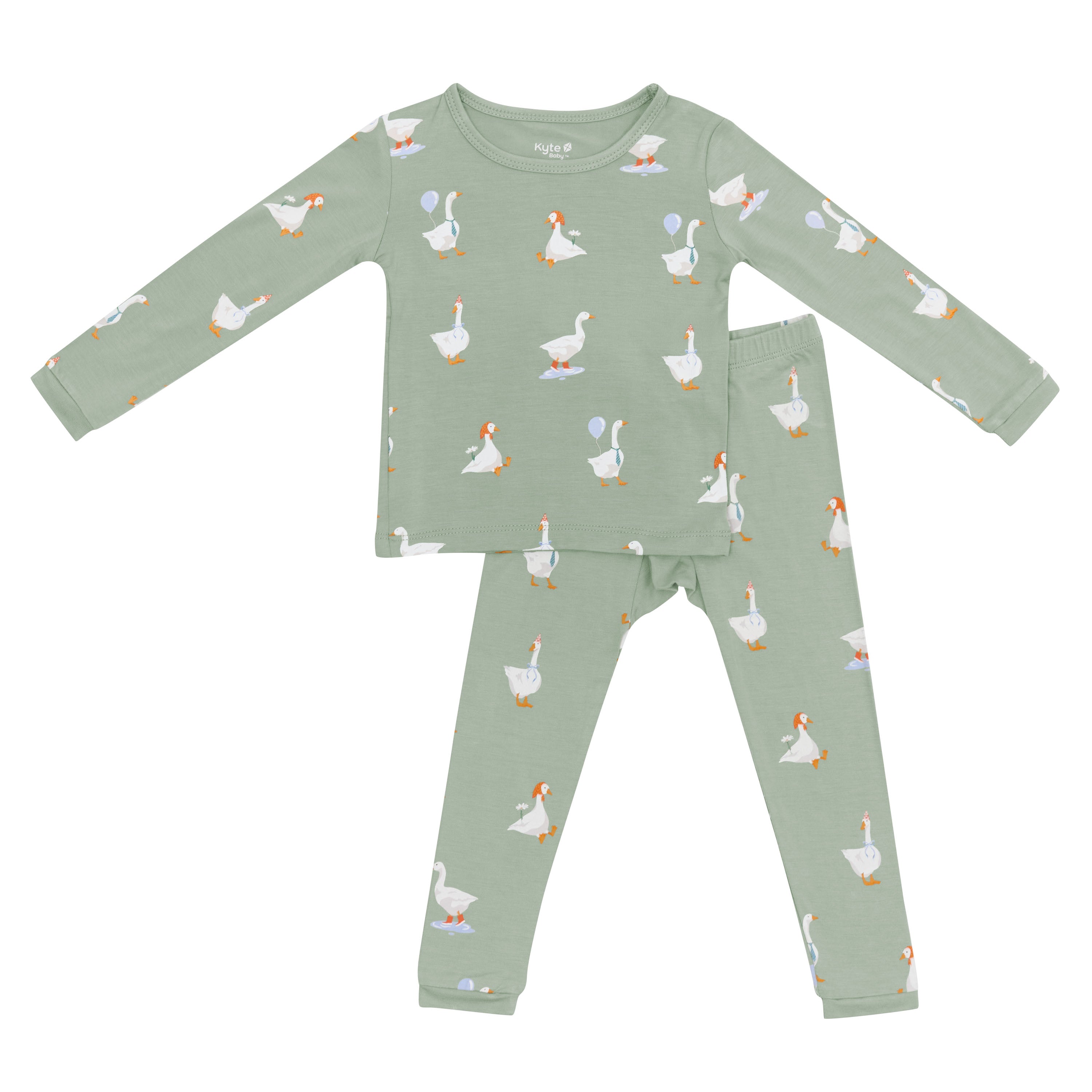 Product photo of the Long Sleeve Pajamas in Silly Goose