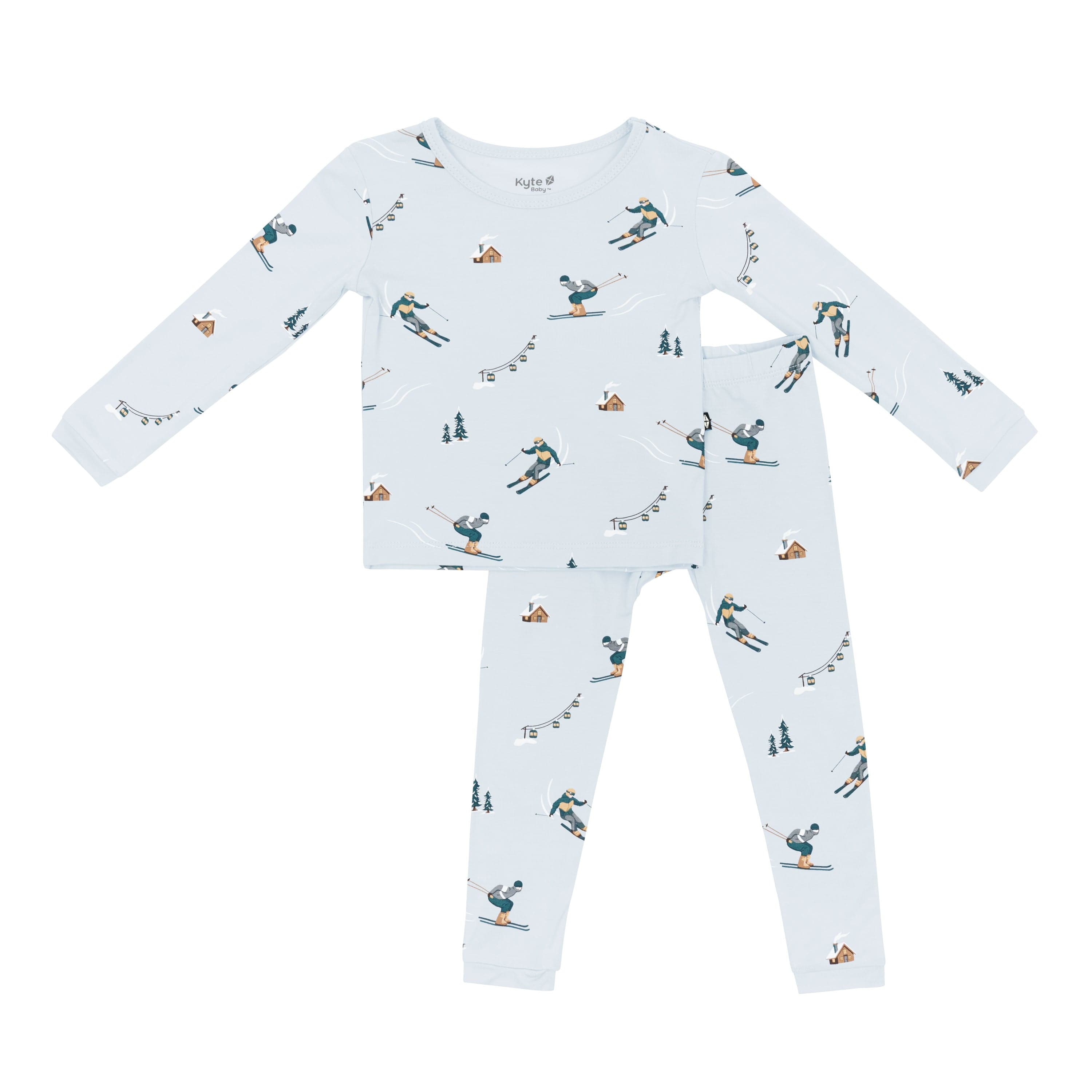 Product photo of the Long Sleeve Pajamas in Ski