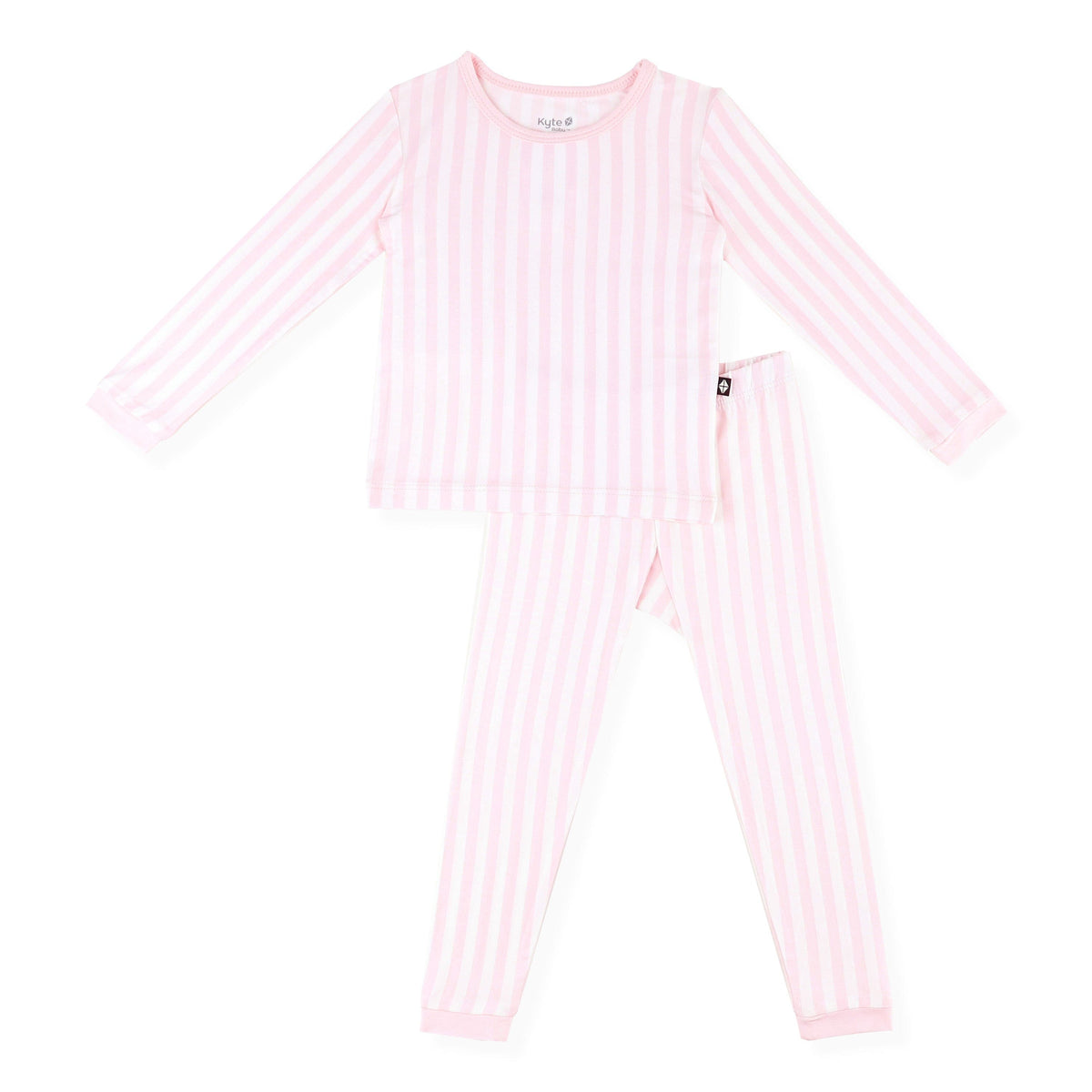 Product photo of the Long Sleeve Pajamas in Small Sakura Stripe