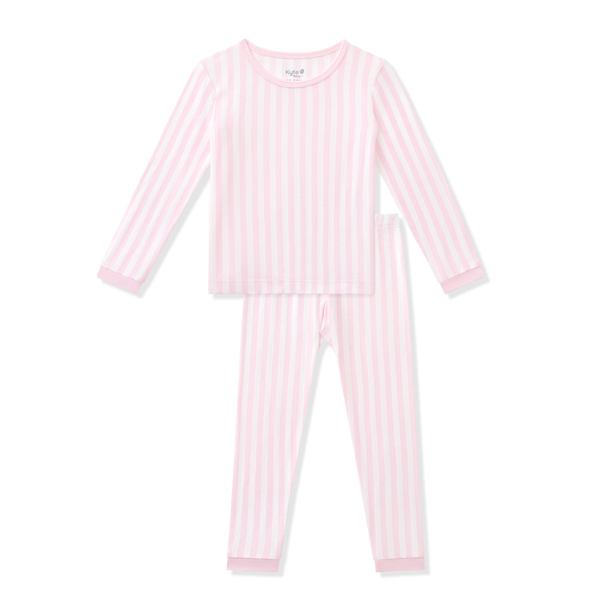 Product photo of the Long Sleeve Pajamas in Small Sakura Stripe