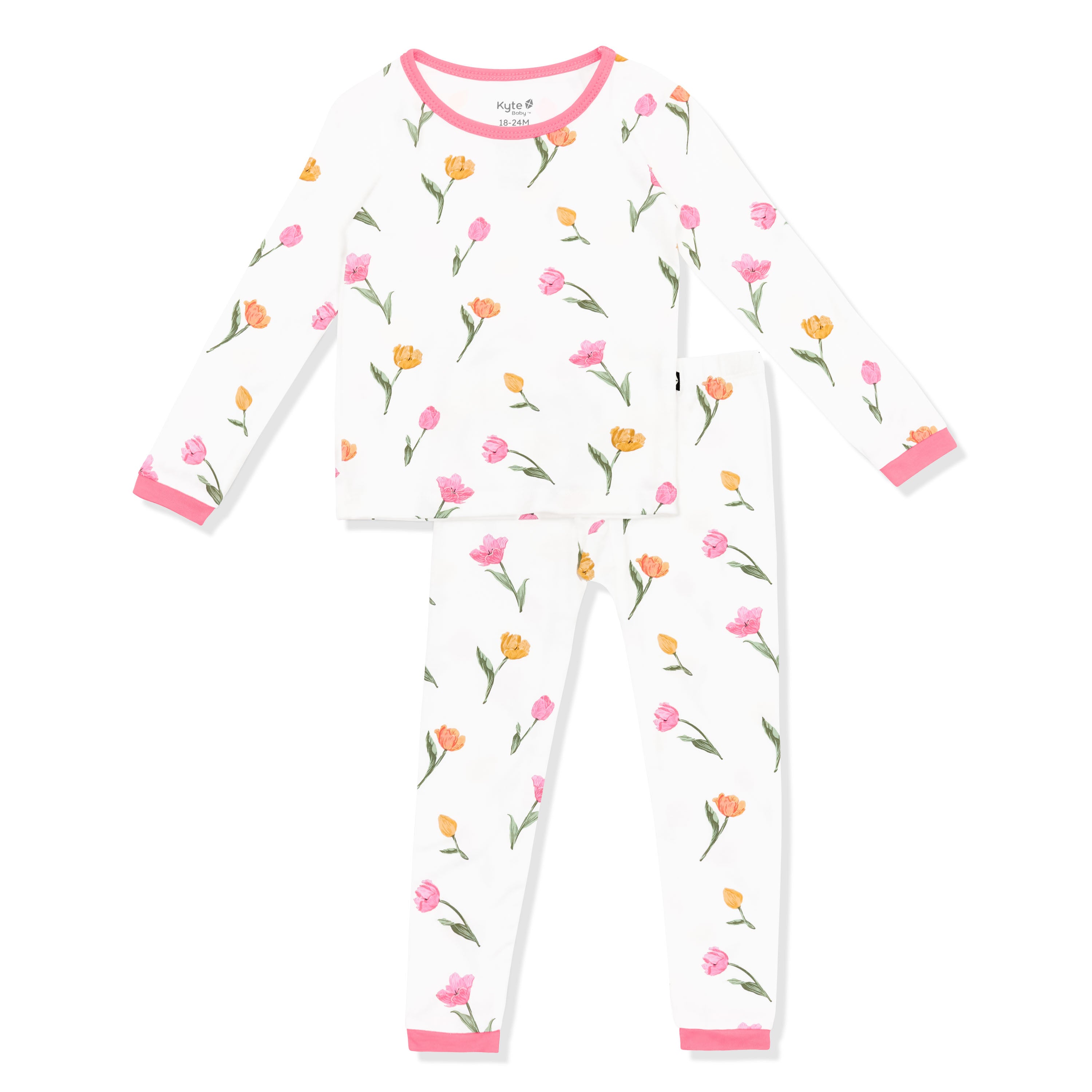 Product photo of the Long Sleeve Pajamas in Tulip