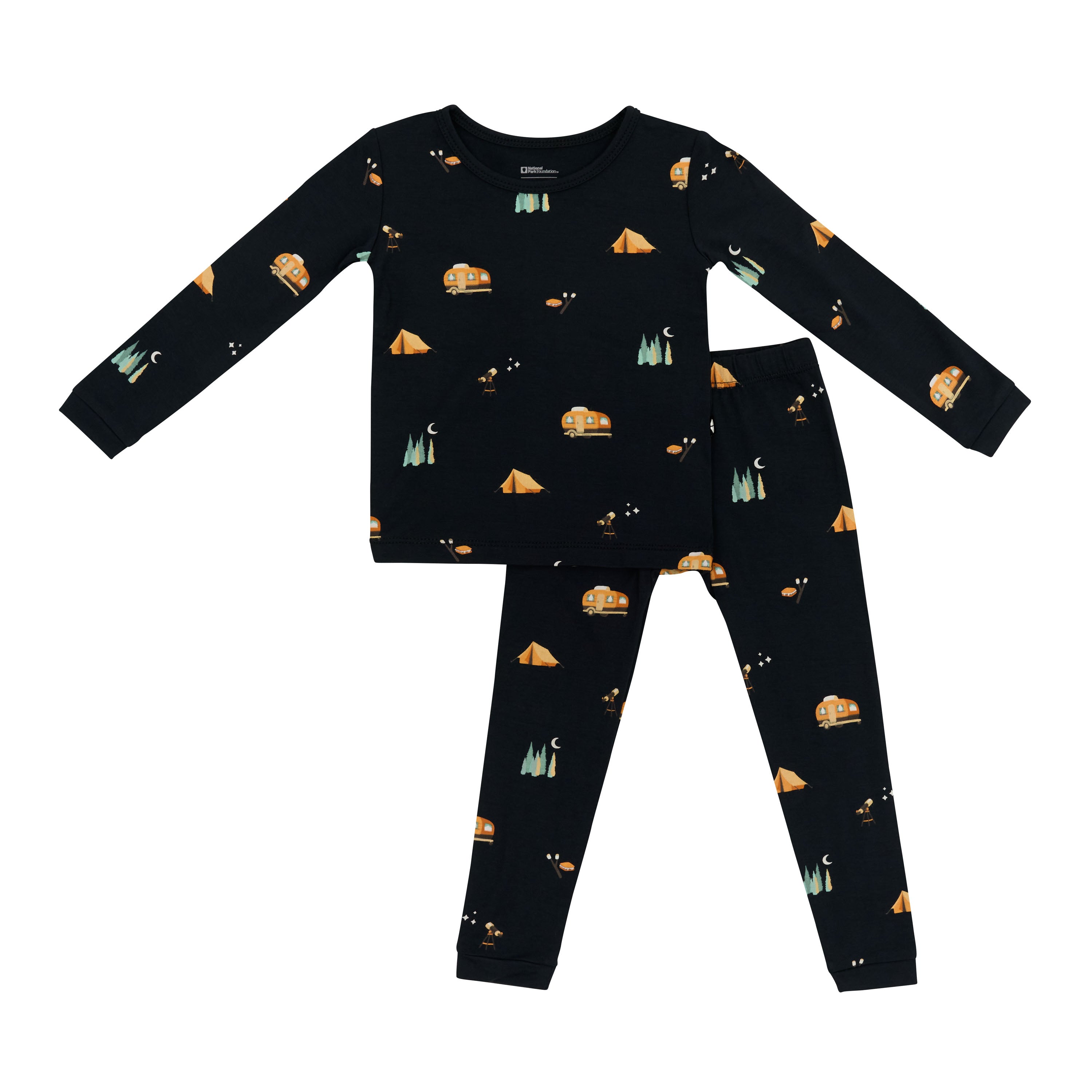 Kyte Baby's Long Sleeve Pajamas in Under the Stars