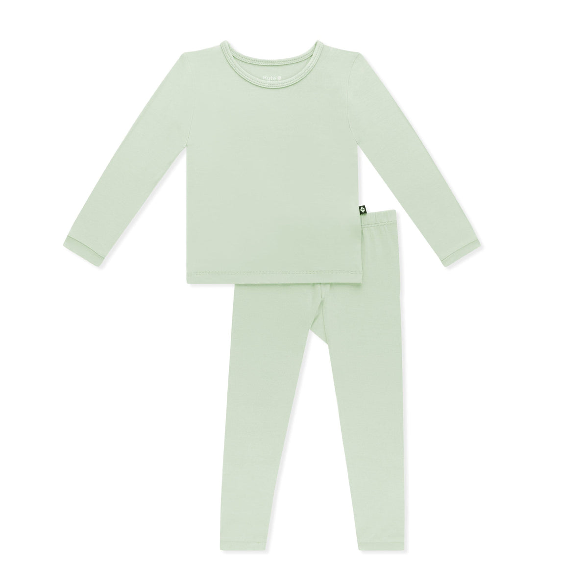Product photo of the Long Sleeve Pajamas in Basil