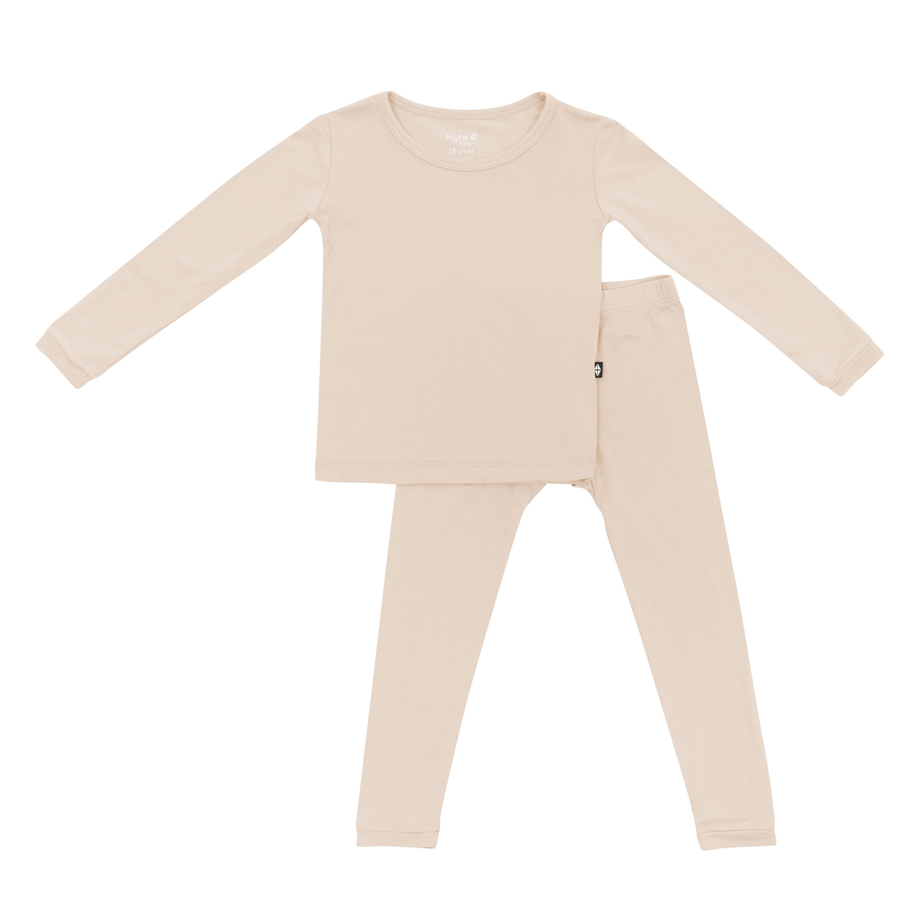 Product photo of the Long Sleeve Pajamas in Bisque