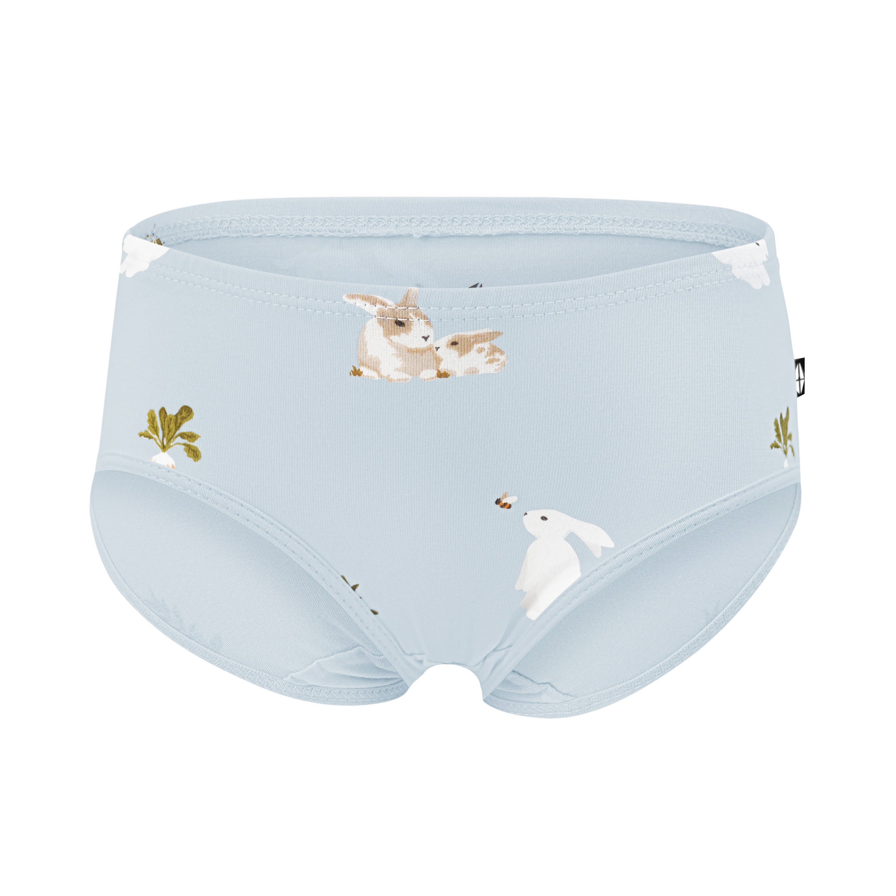 Undies in Ice Rabbit shown on a ghost mannequin