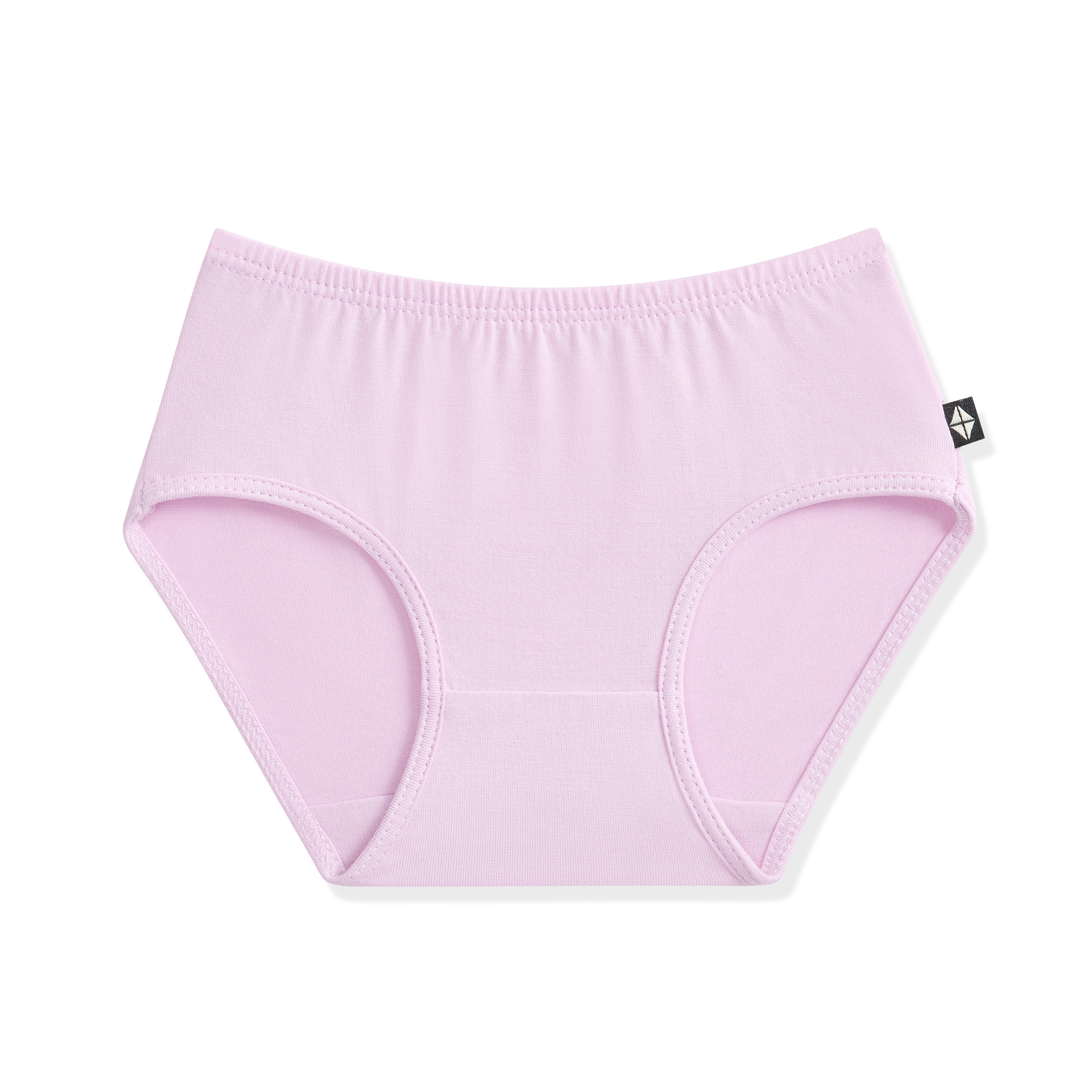 Light purple toddler's underwear on a white background