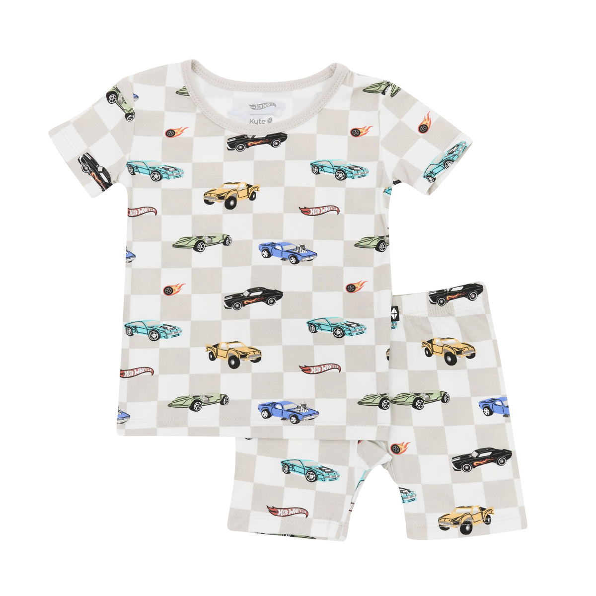 Kyte Baby's Short Sleeve Pajamas in Fast and Fierce