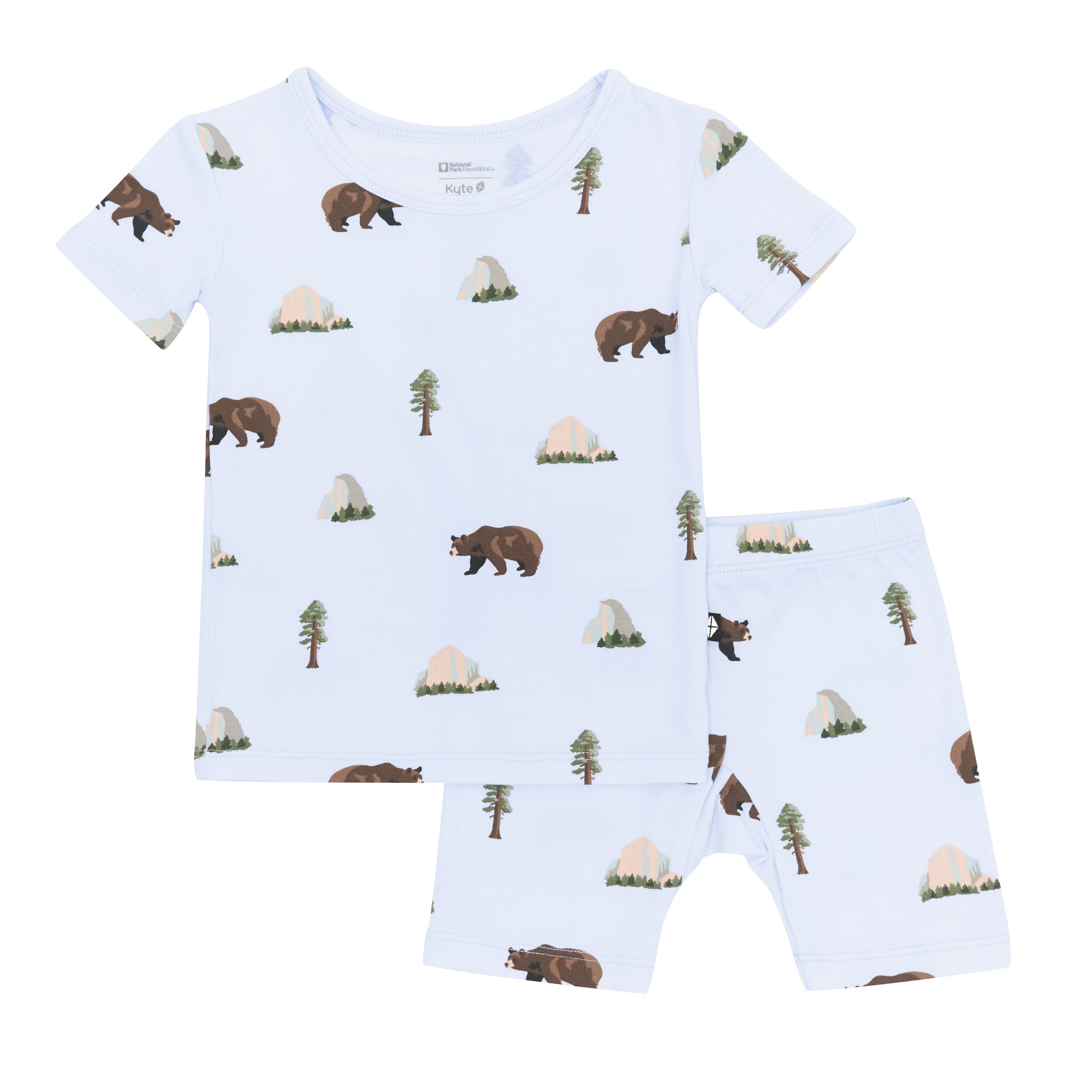 Short Sleeve Pajamas in Yosemite