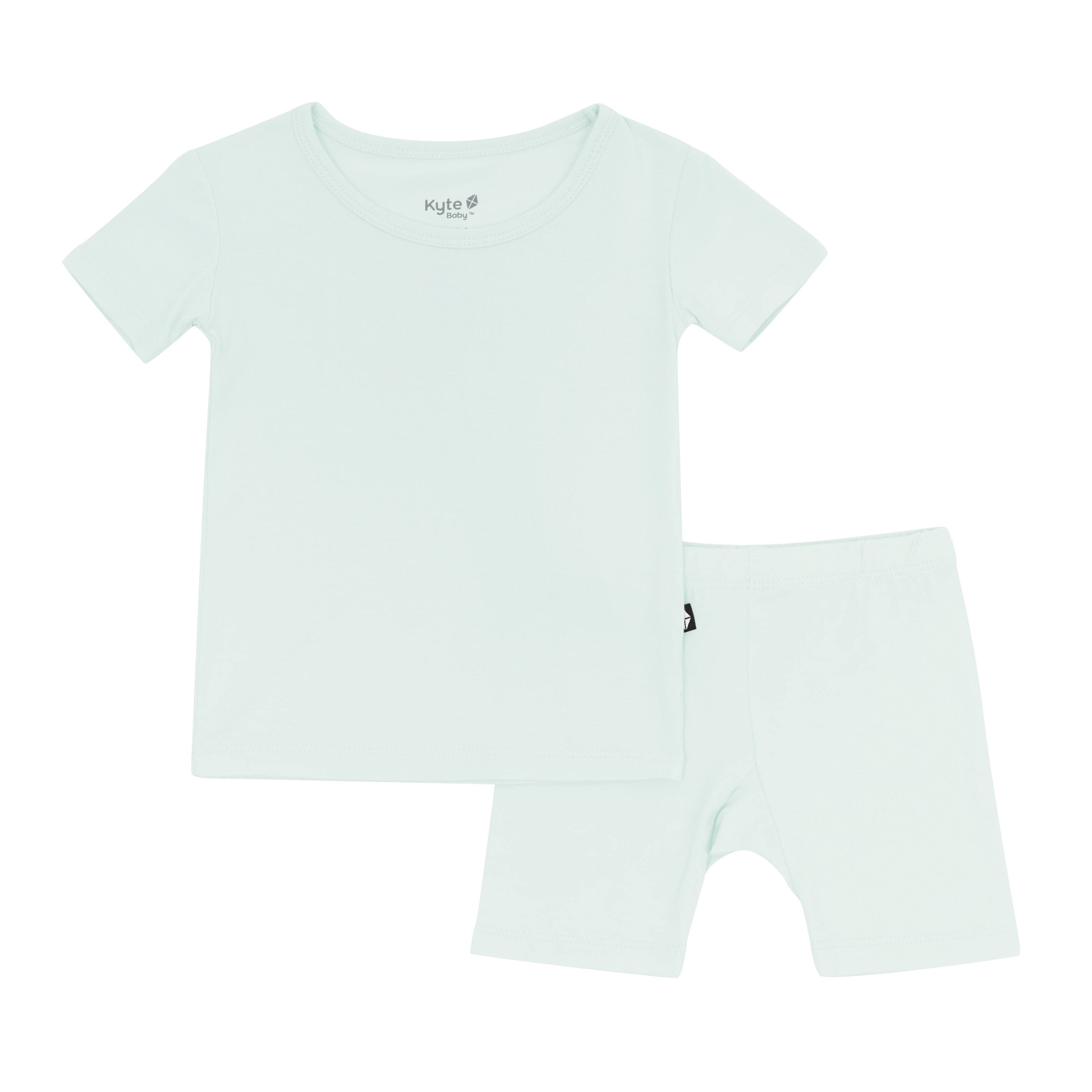 Kyte Baby's Short Sleeve Pajamas in Dew