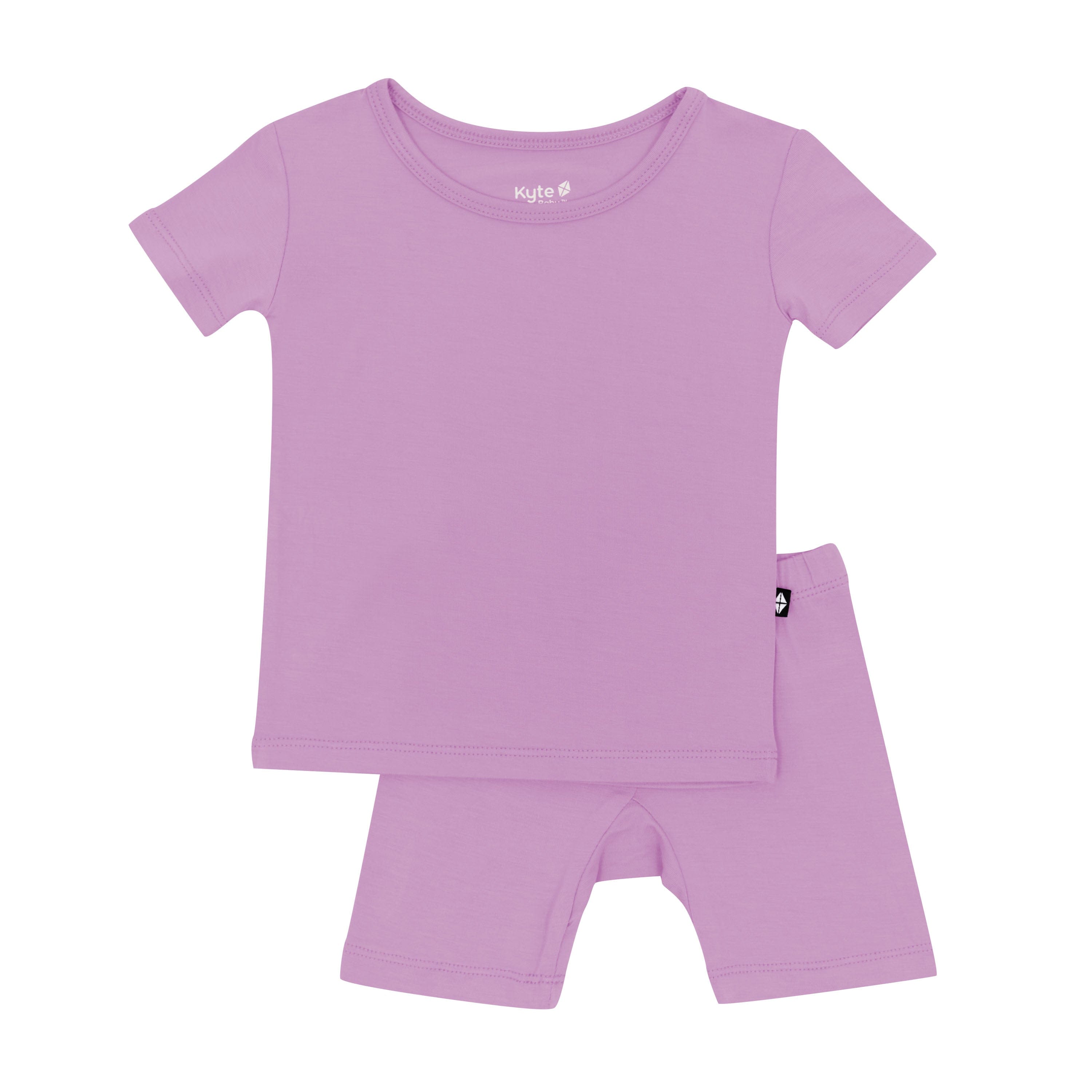 Kyte Baby Short Sleeve Purple Pajamas in Poi