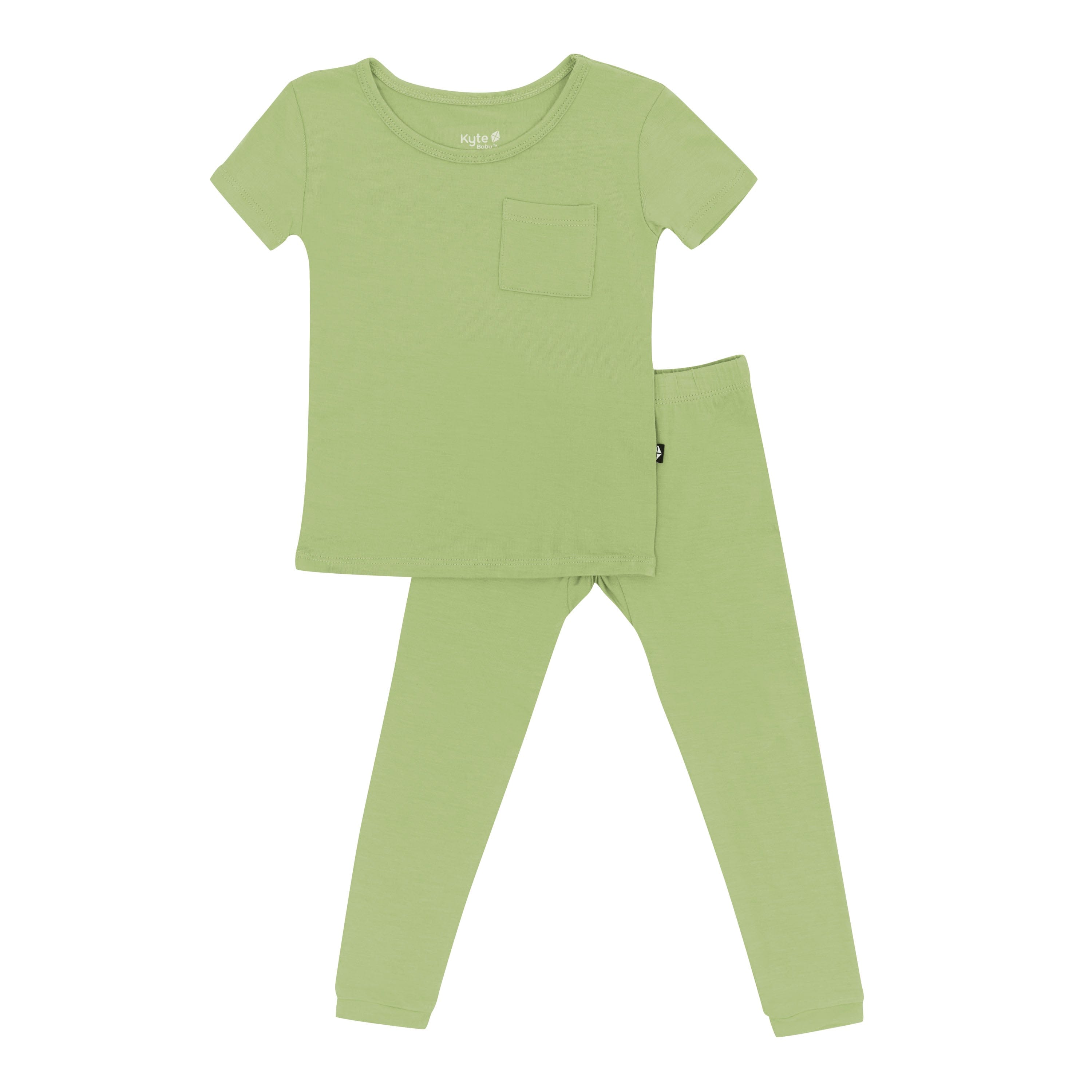 Short Sleeve Kids Pajamas with Pants in Honu