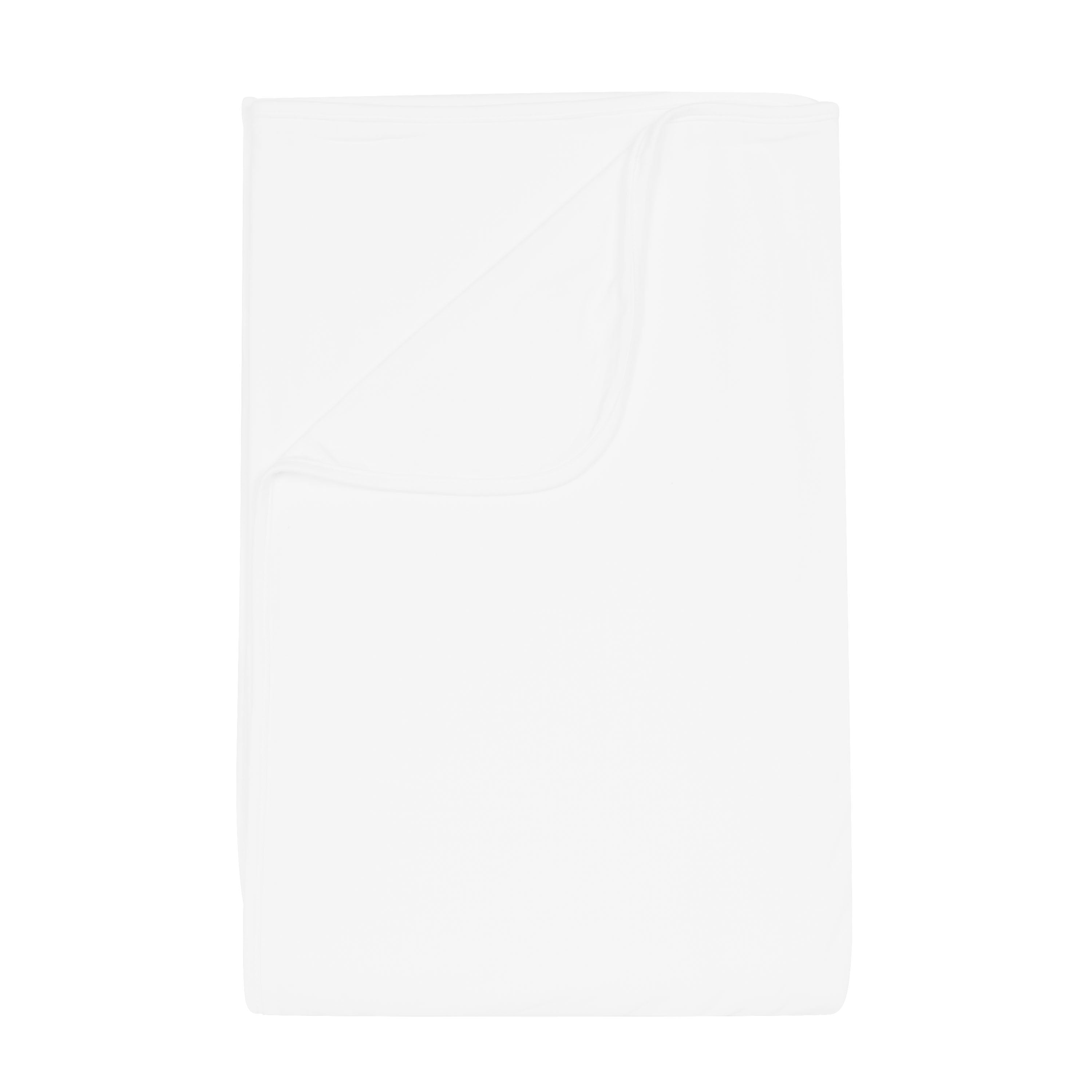 White Toddler Blanket in Cloud 0.5