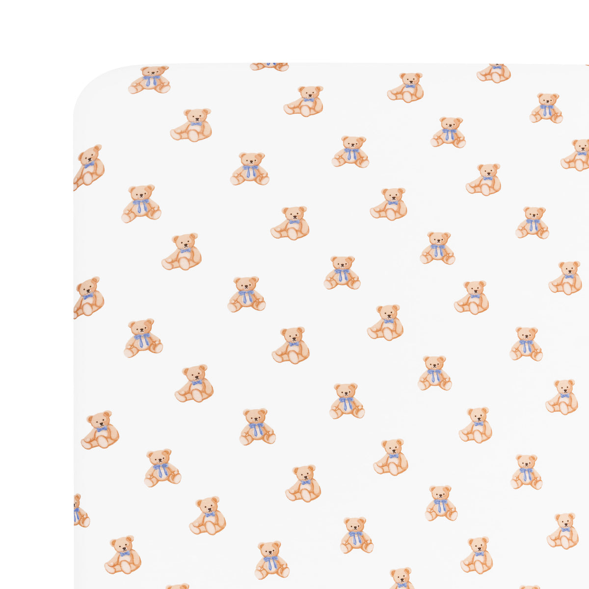 Mini Crib Sheet in Teddy Bear corner