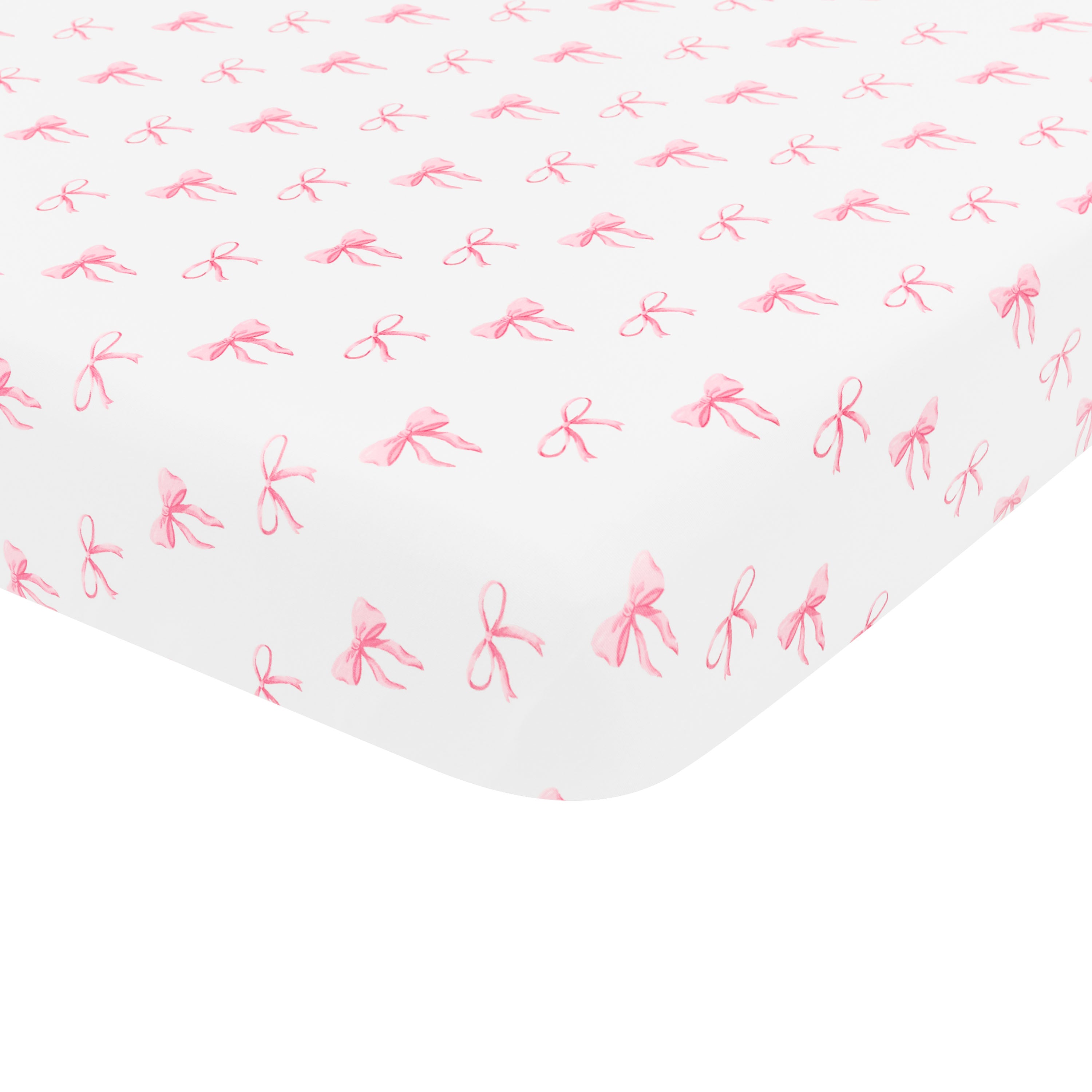 Kyte Bay's Mini Crib Sheet in Bow