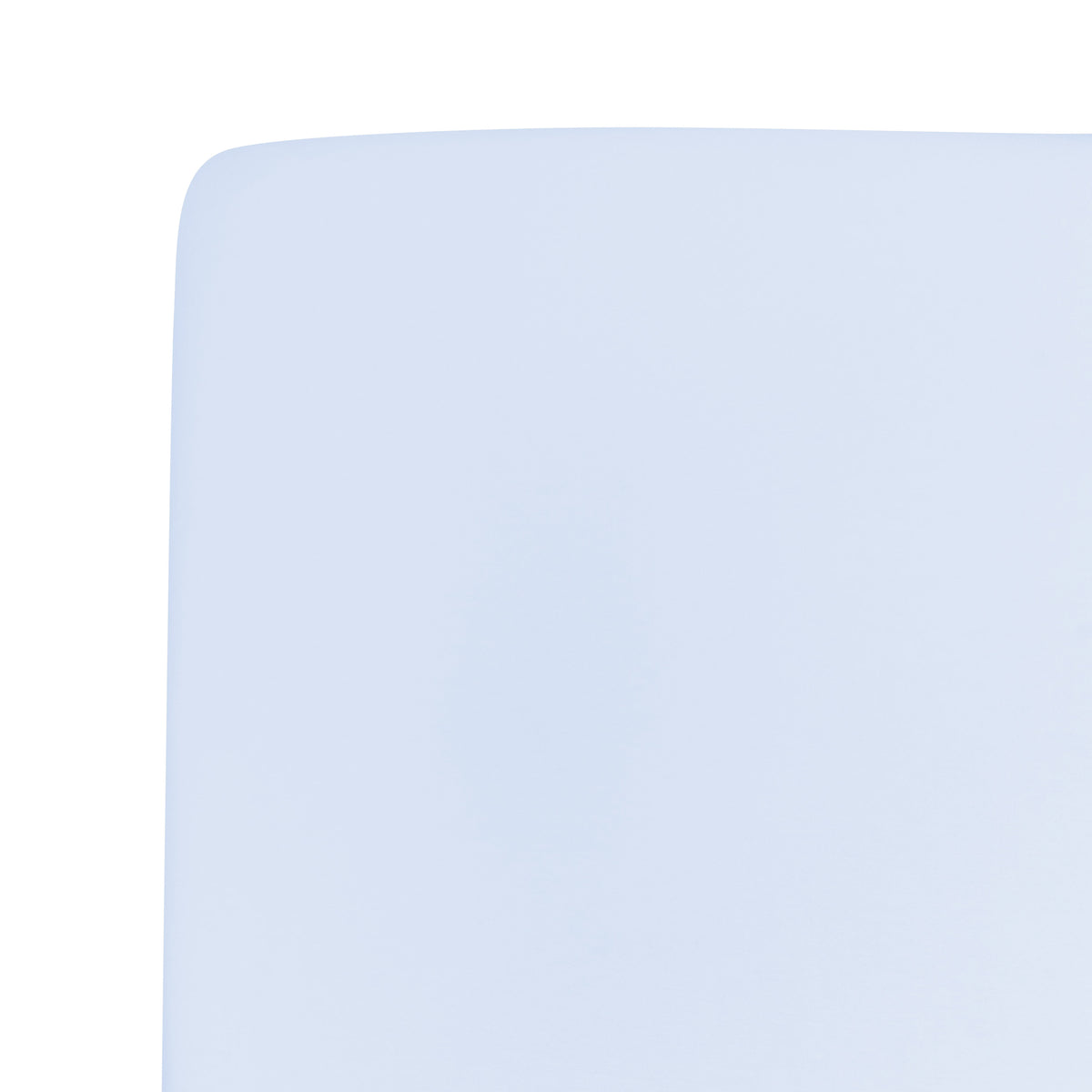 Mini Crib Sheet in Mist corner