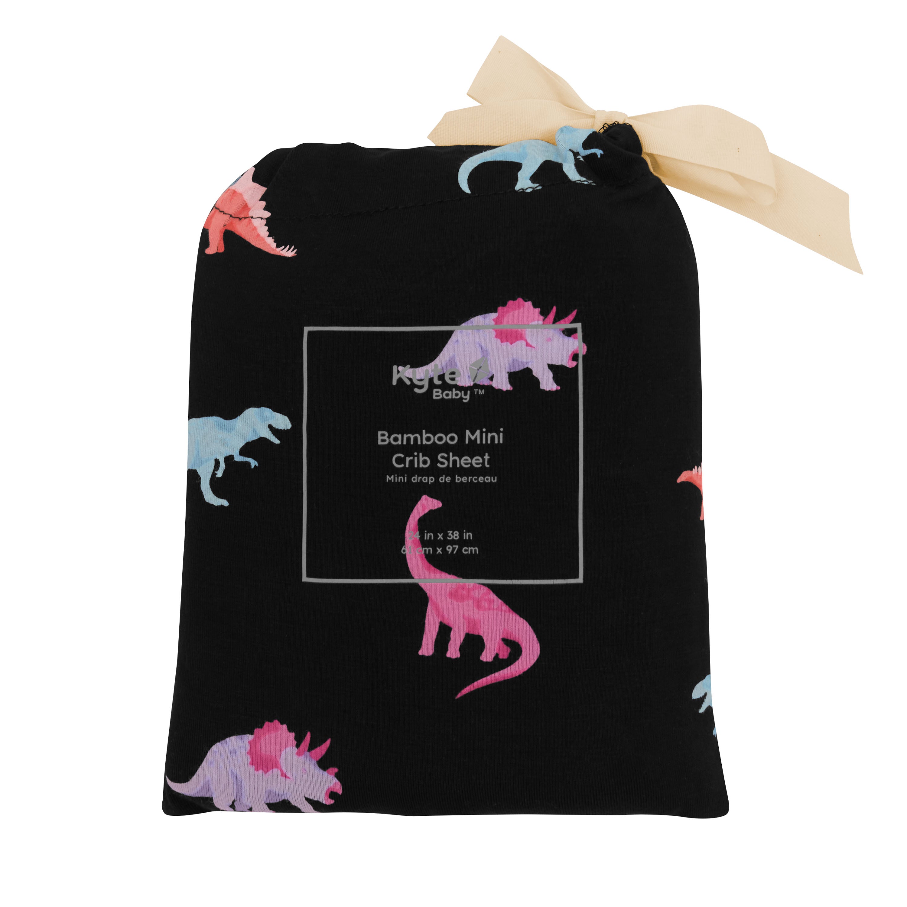 Packaging of Midnight Roar Mini Crib Sheet