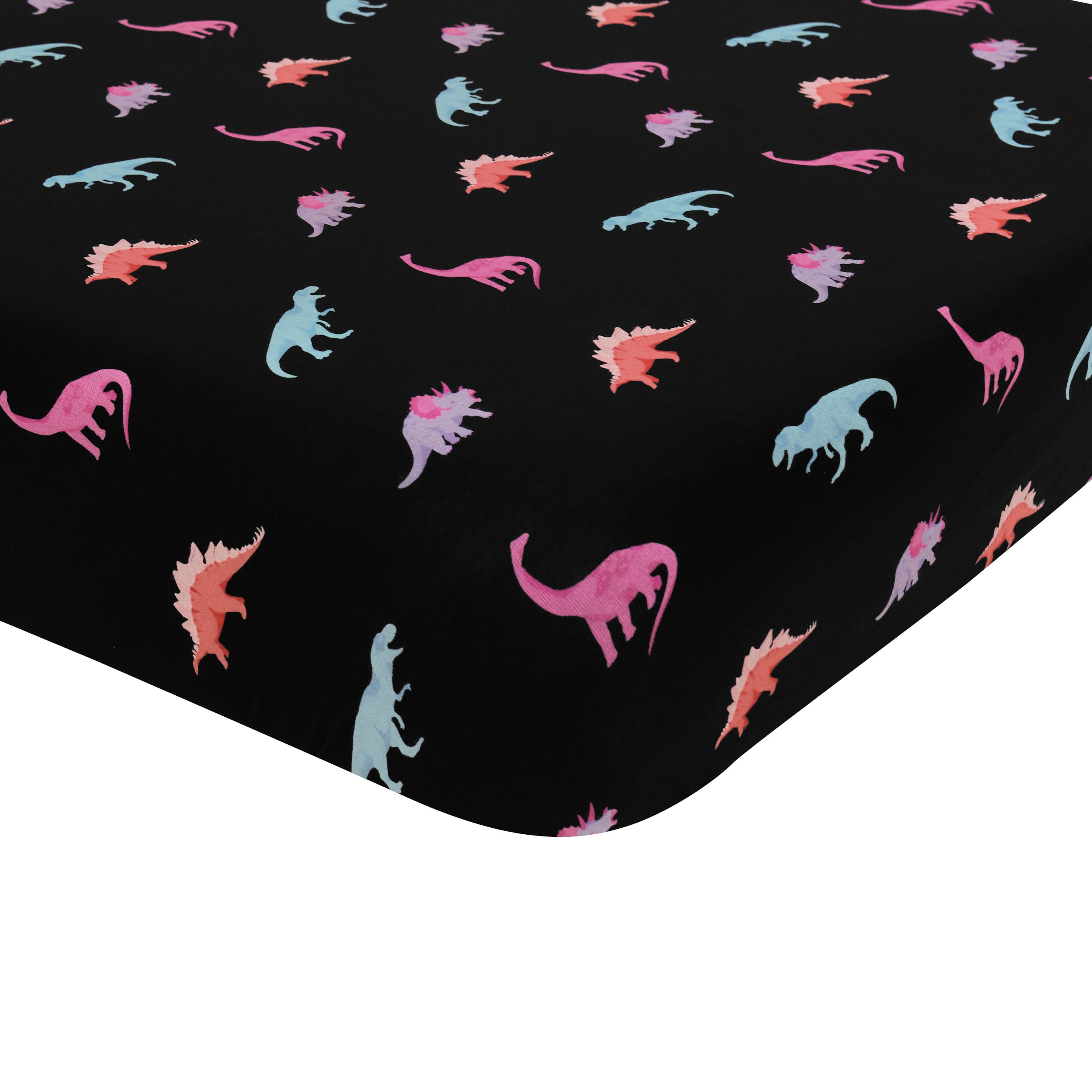 Corner of Midnight Roar Mini Crib Sheet