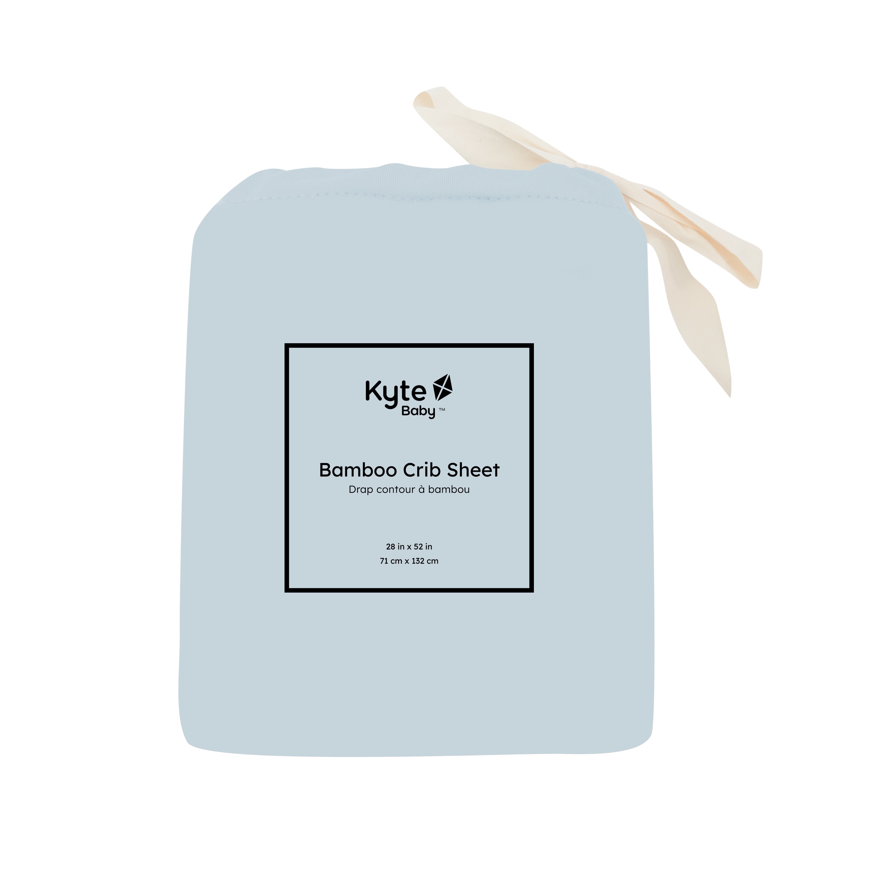 Crib Sheet in Fog in packaging