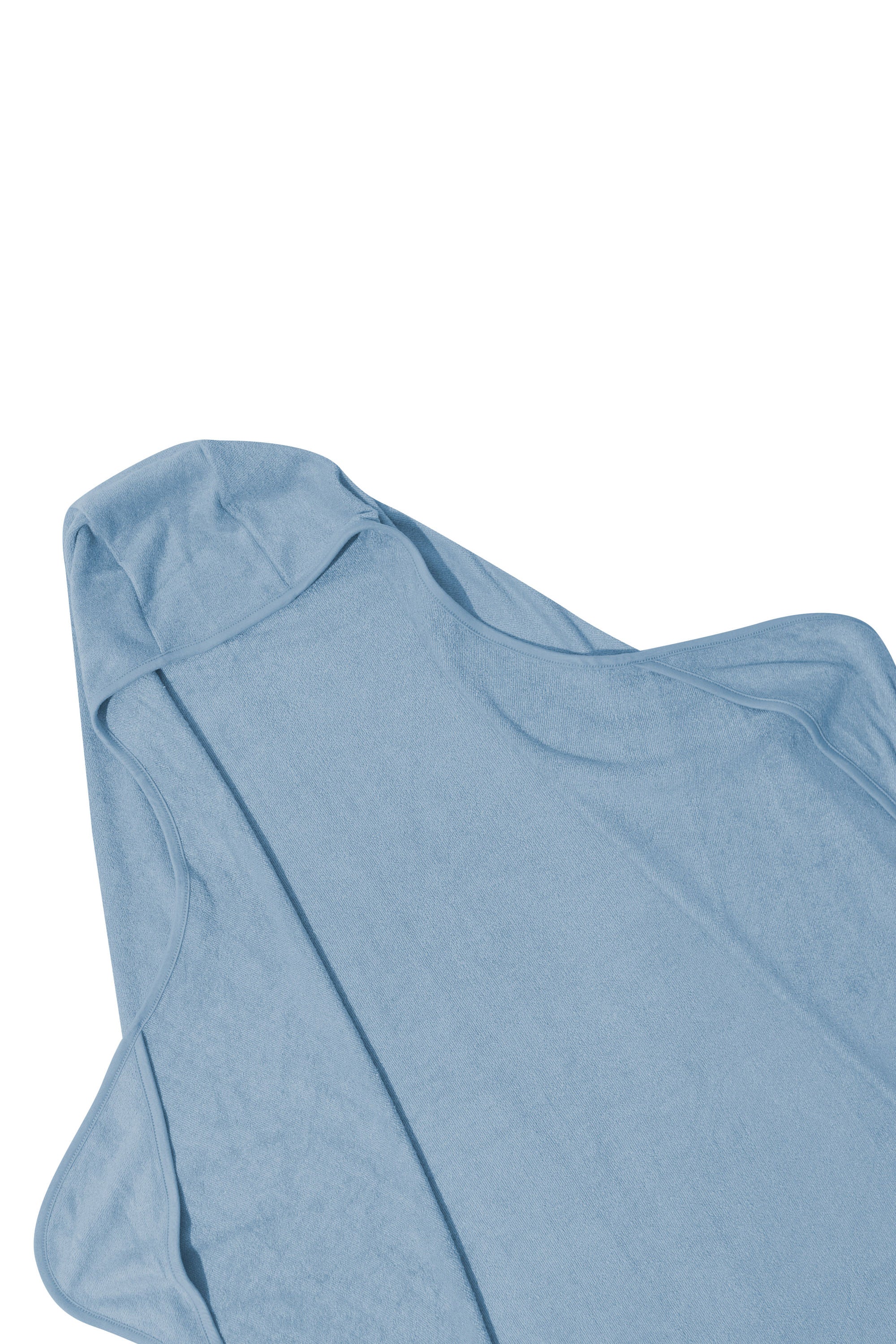 Hood shown on the Toddler Hooded Bath Towel in Slate